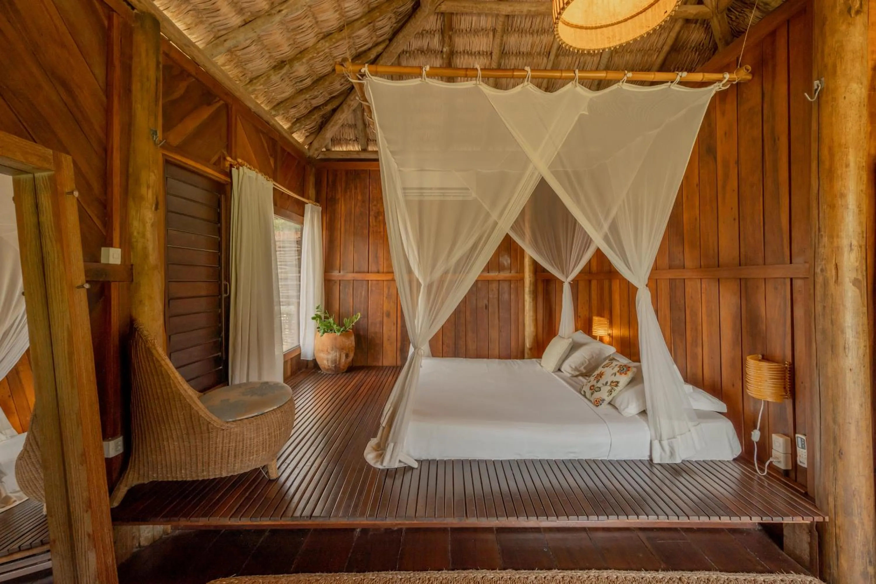 Bed in Villa Mango