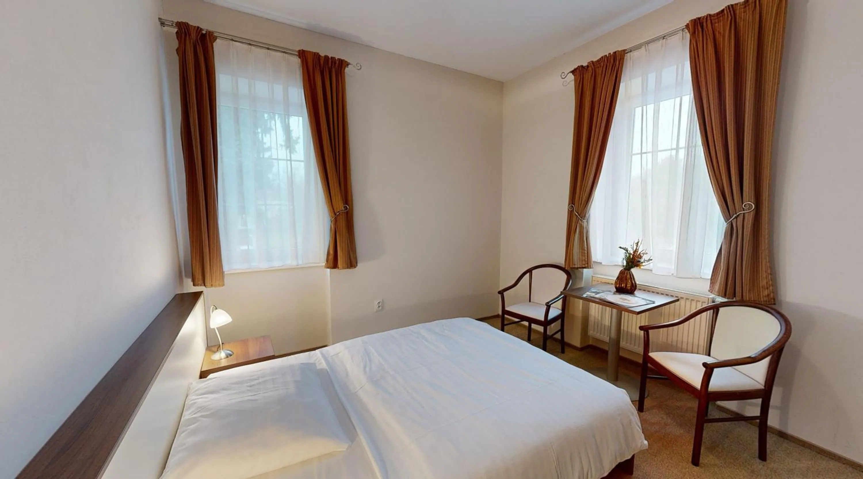 Bedroom, Bed in Klaudia's Hotel & Restaurant at Golf Resort, Bač Šamorín