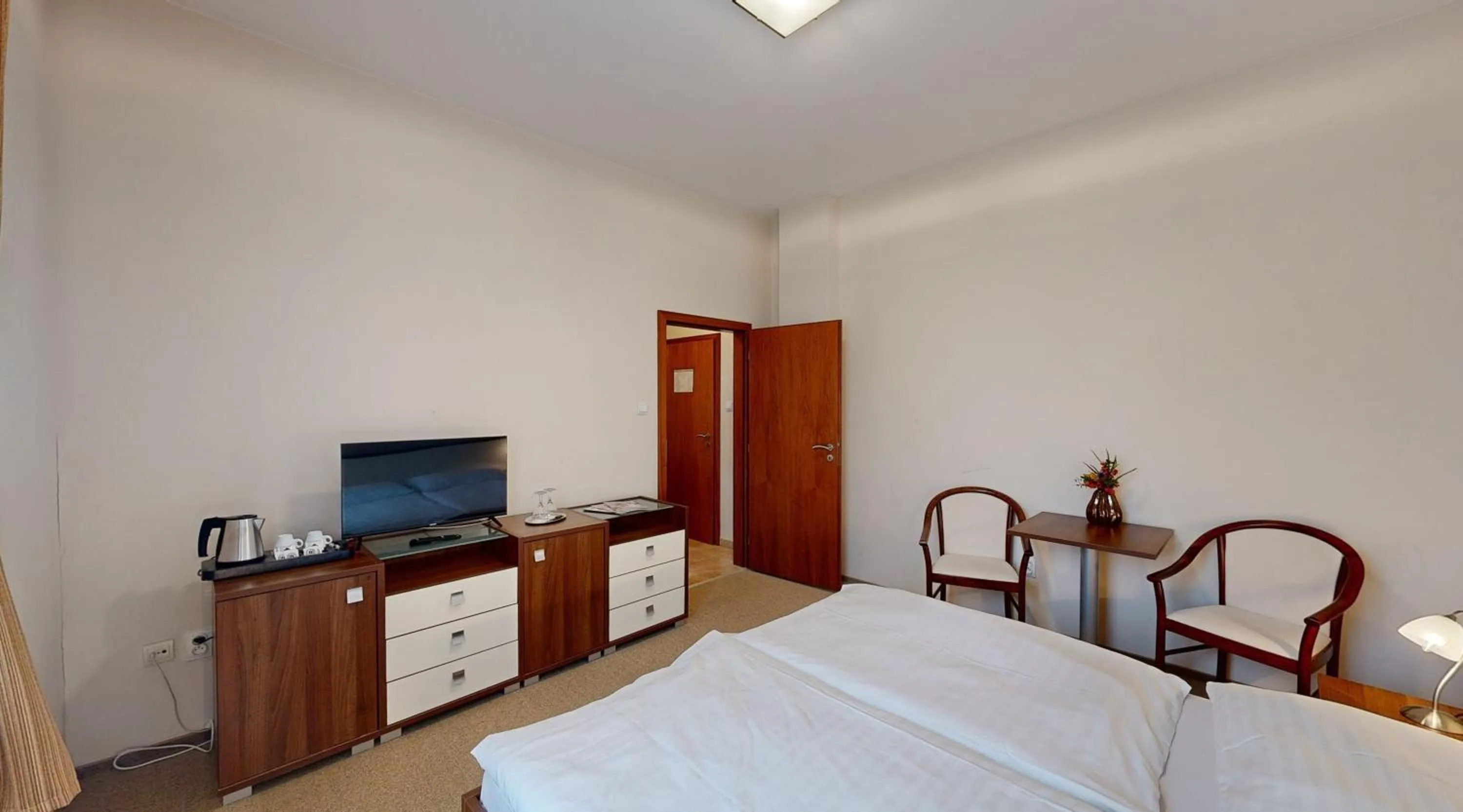 Bedroom, Bed in Klaudia's Hotel & Restaurant at Golf Resort, Bač Šamorín