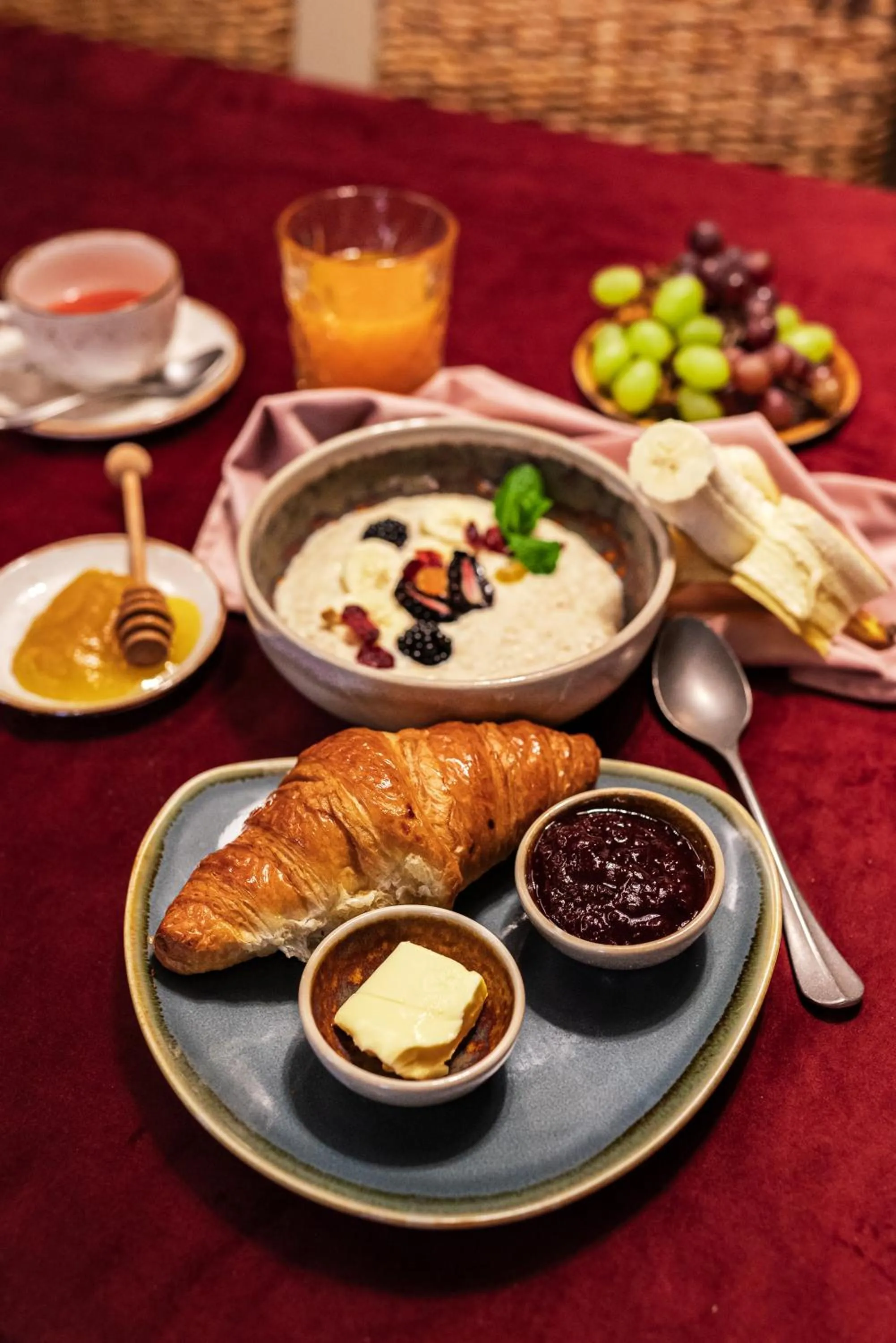 Breakfast in Klaudia's Hotel & Restaurant at Golf Resort, Bač Šamorín