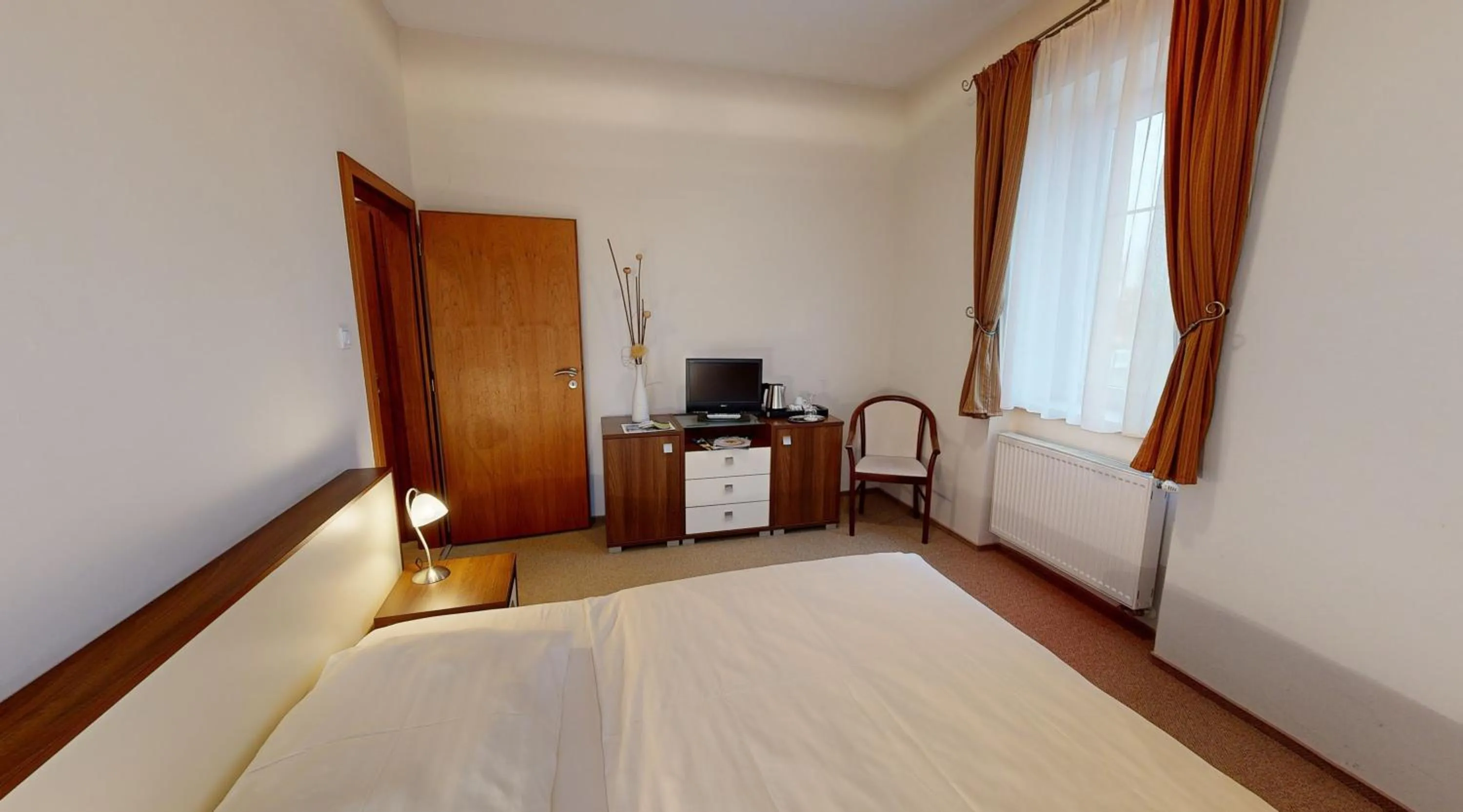 Bedroom, Bed in Klaudia's Hotel & Restaurant at Golf Resort, Bač Šamorín