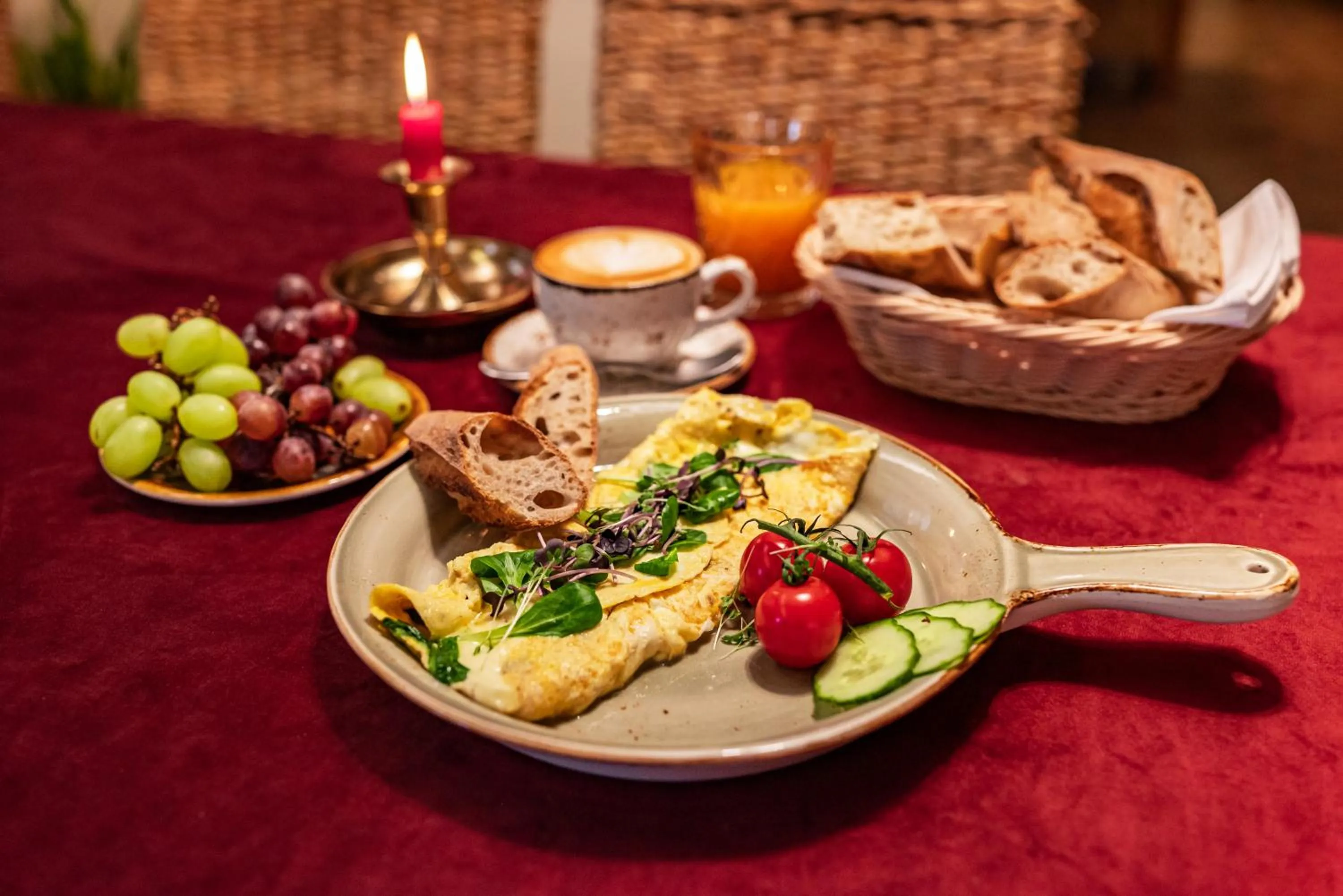 Breakfast in Klaudia's Hotel & Restaurant at Golf Resort, Bač Šamorín