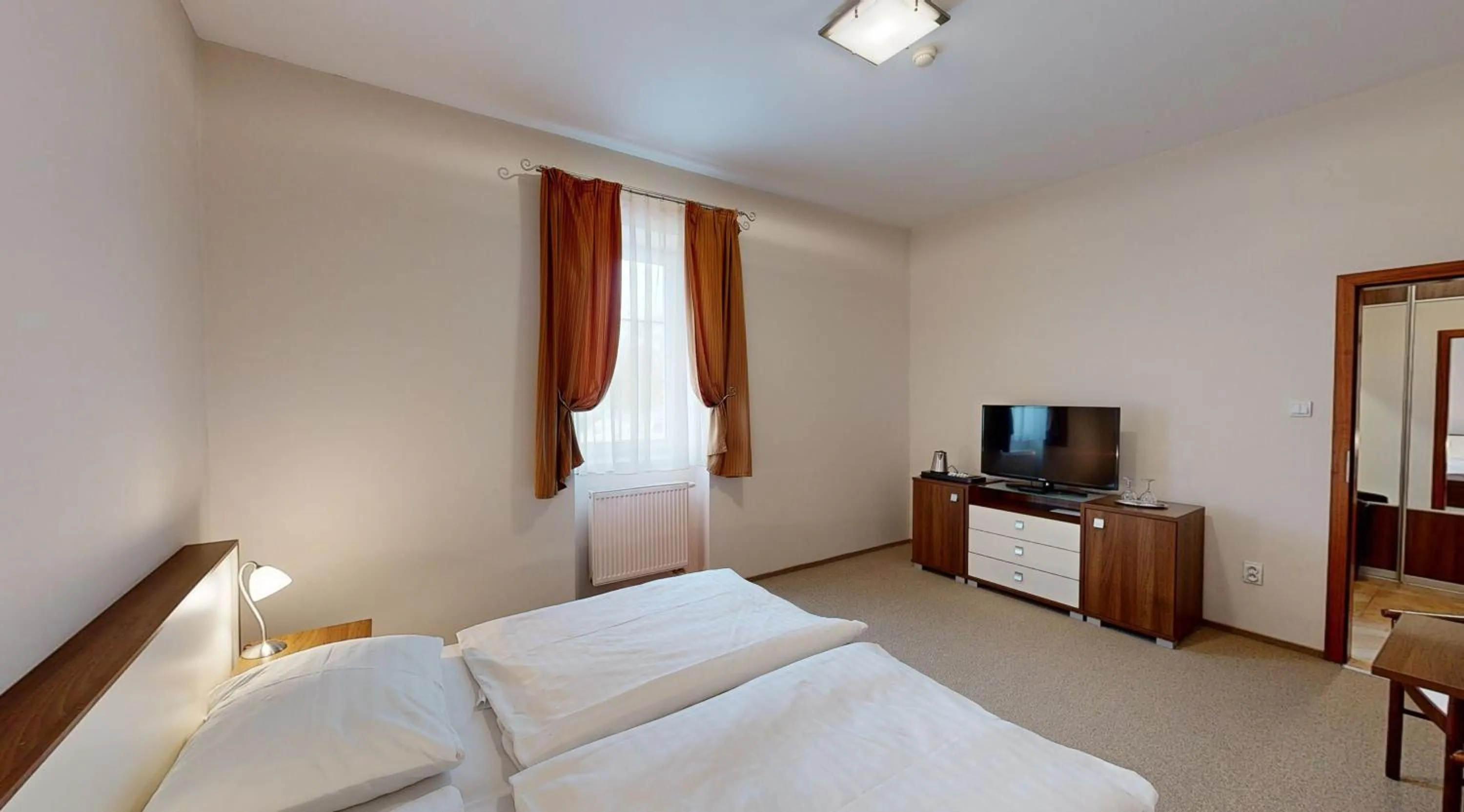 Bedroom, Bed in Klaudia's Hotel & Restaurant at Golf Resort, Bač Šamorín