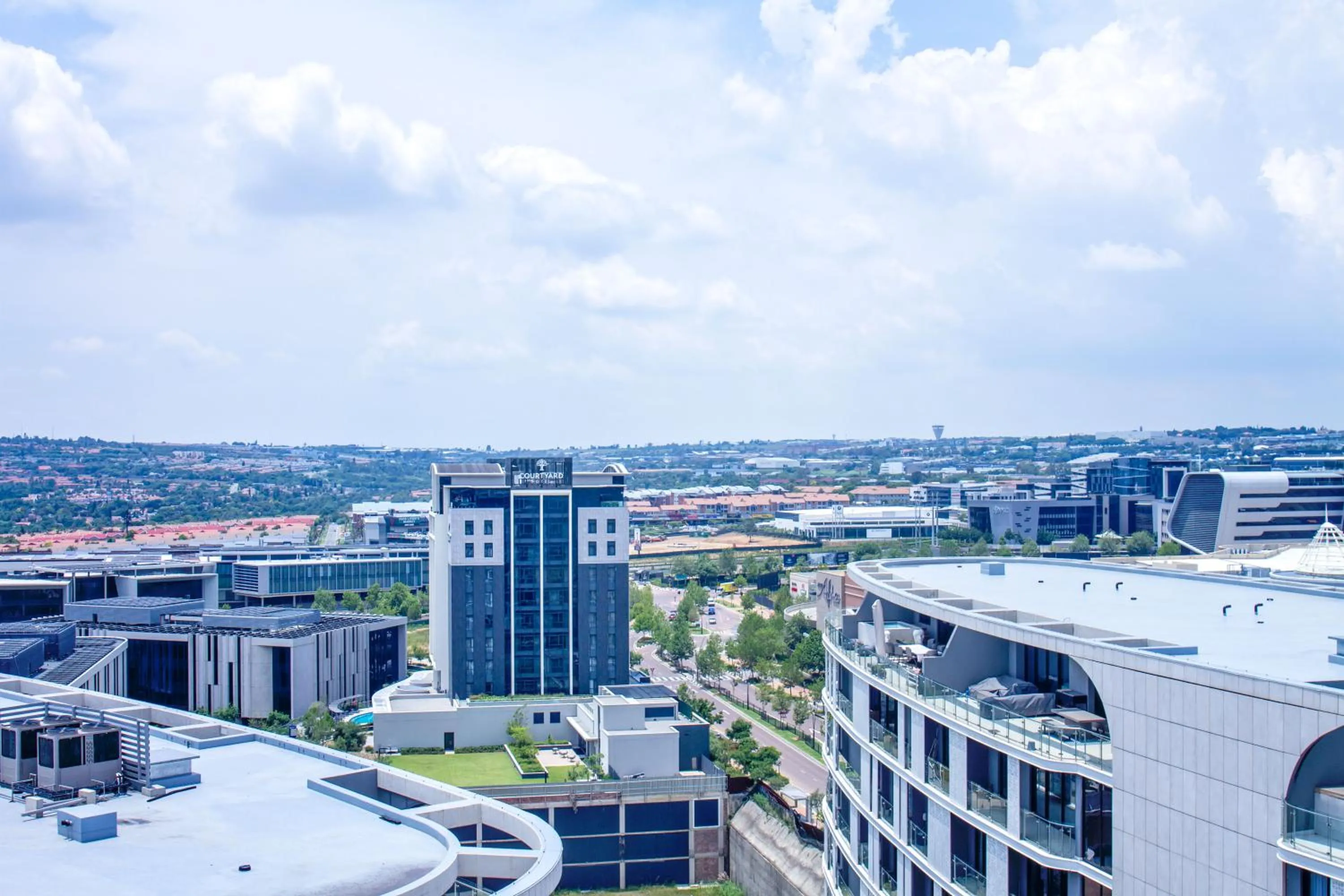 City view in Executive Apartment at Ellipse Waterfall