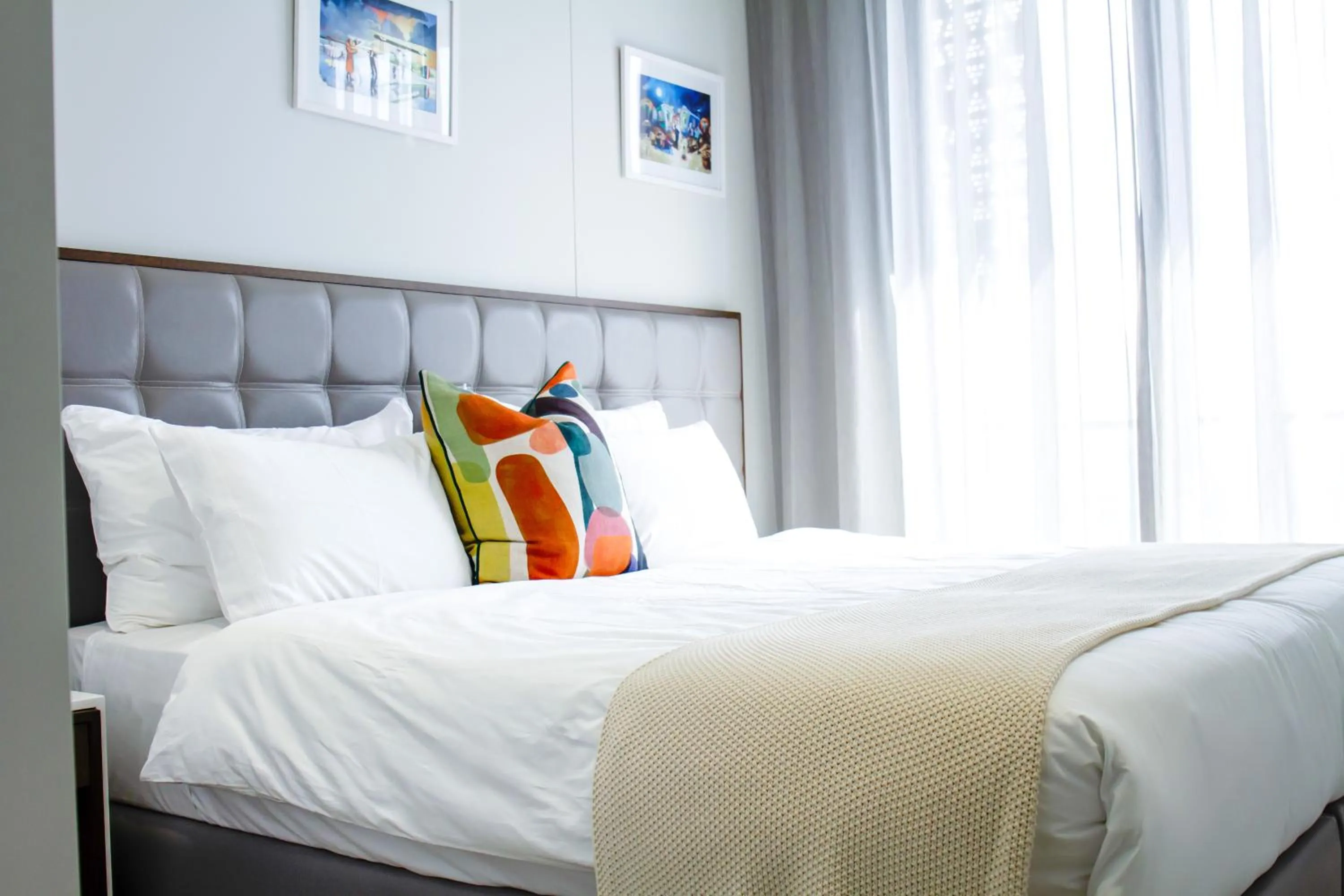 Bed in Executive Apartment at Ellipse Waterfall