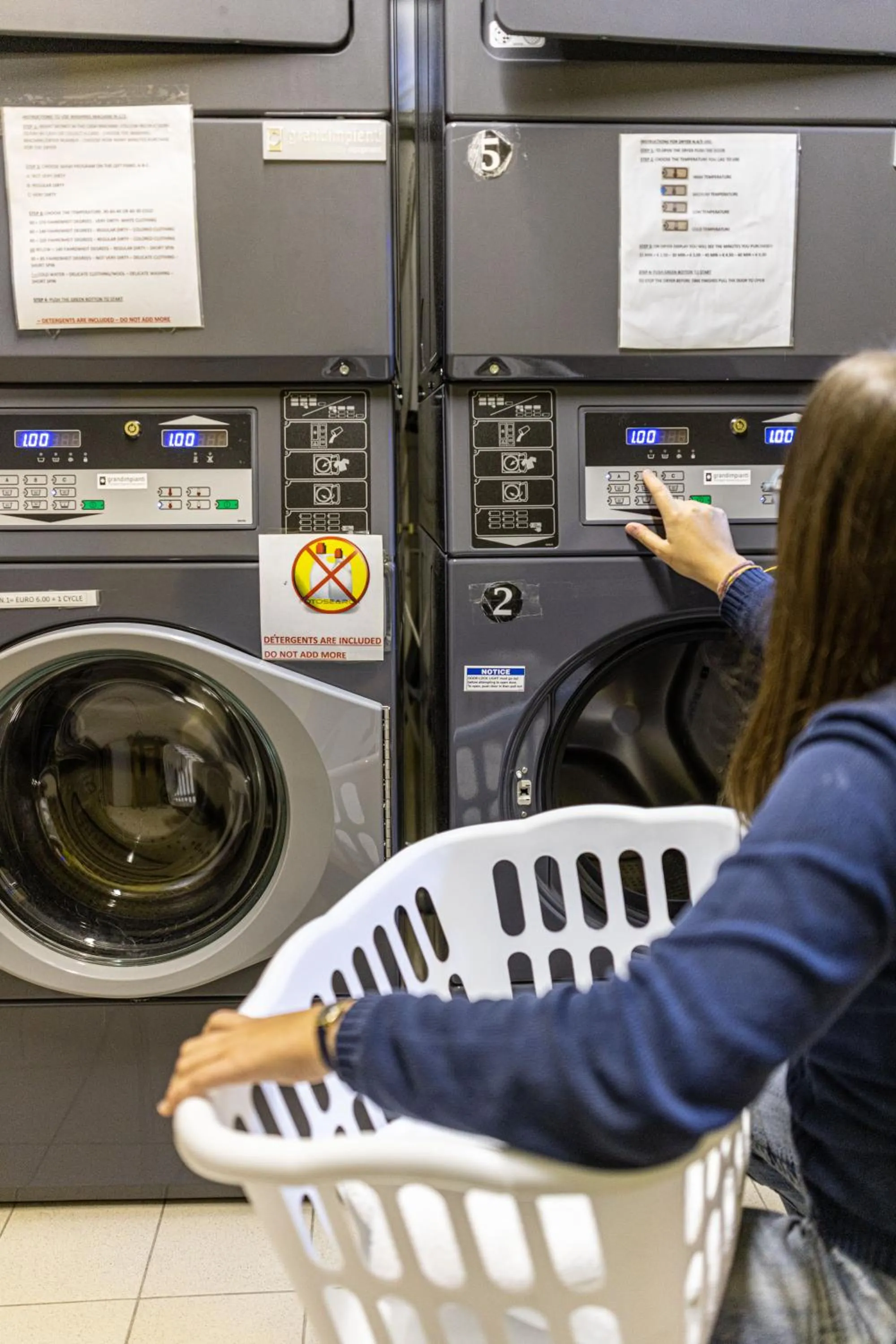 laundry in Hotel Mary