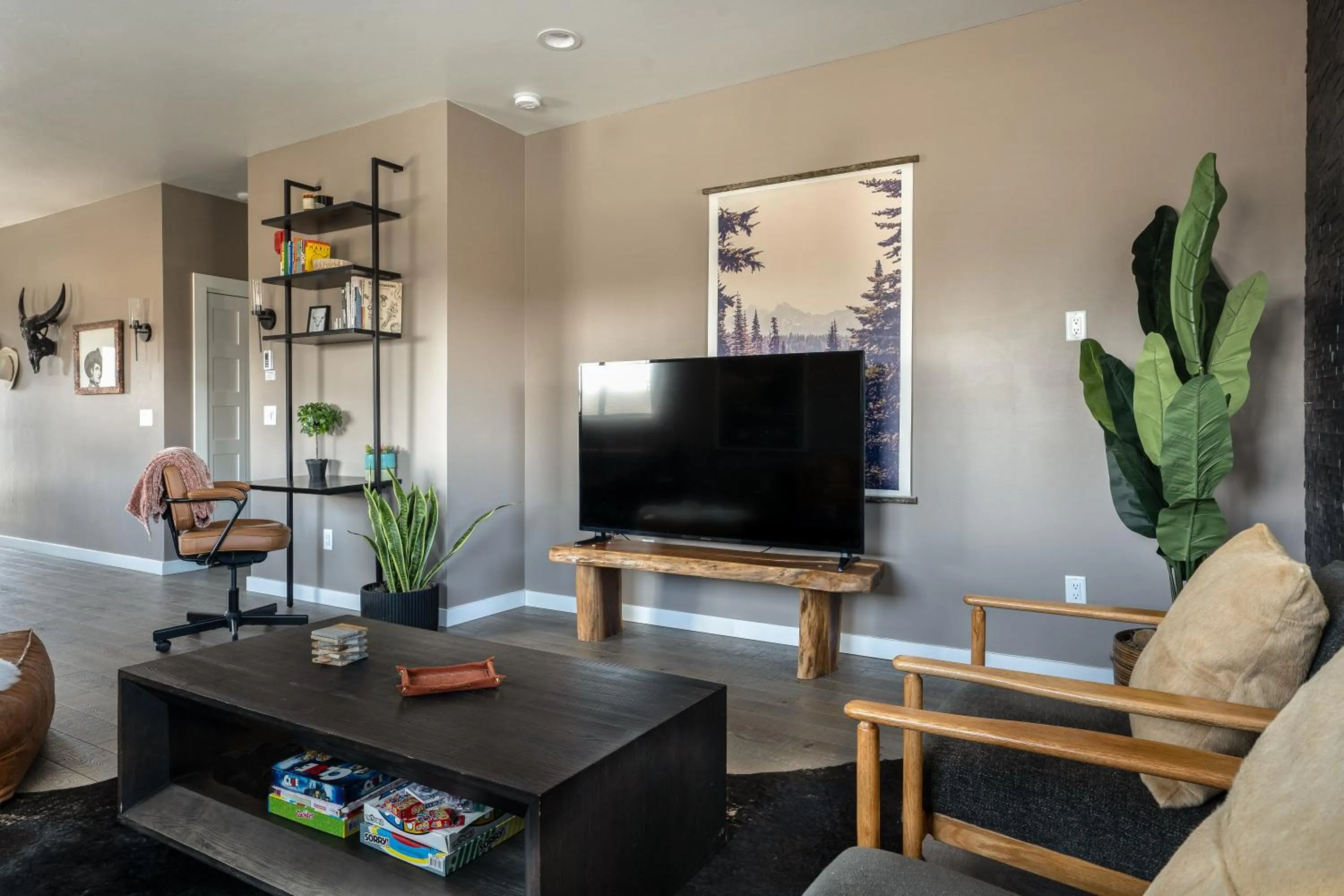 Living room in Wallace BNB