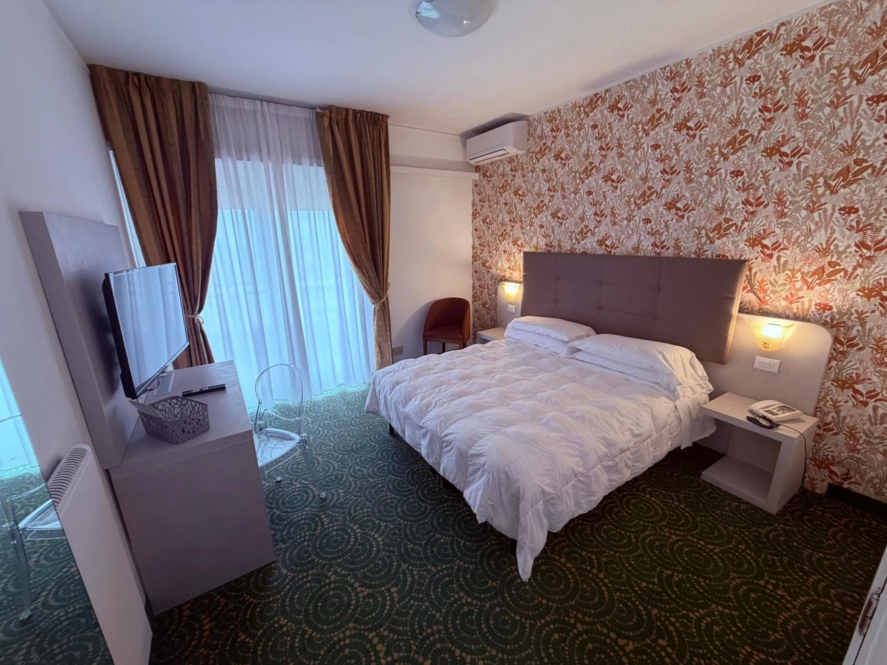 Bed in Hotel Principe