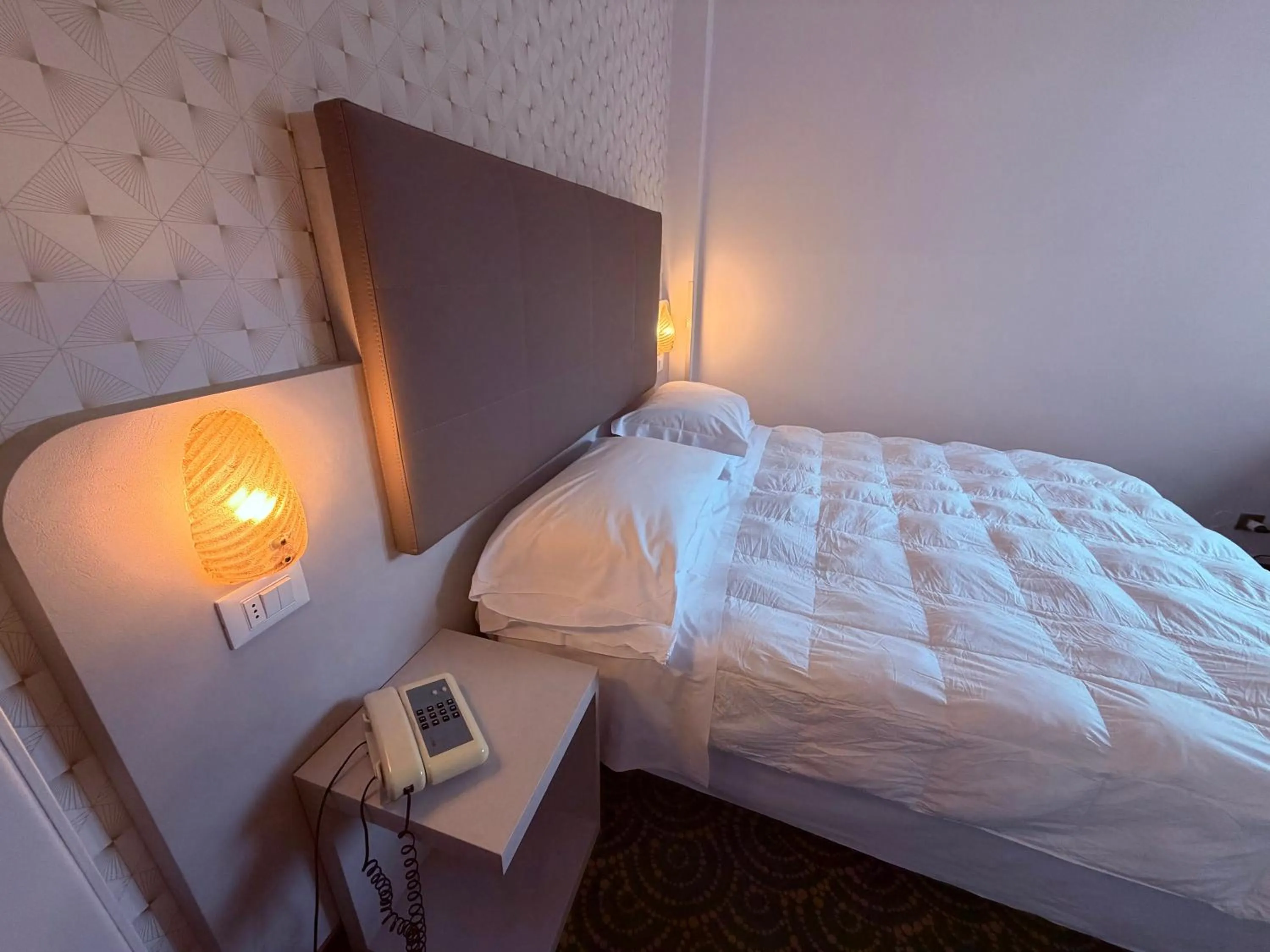 Bed in Hotel Principe