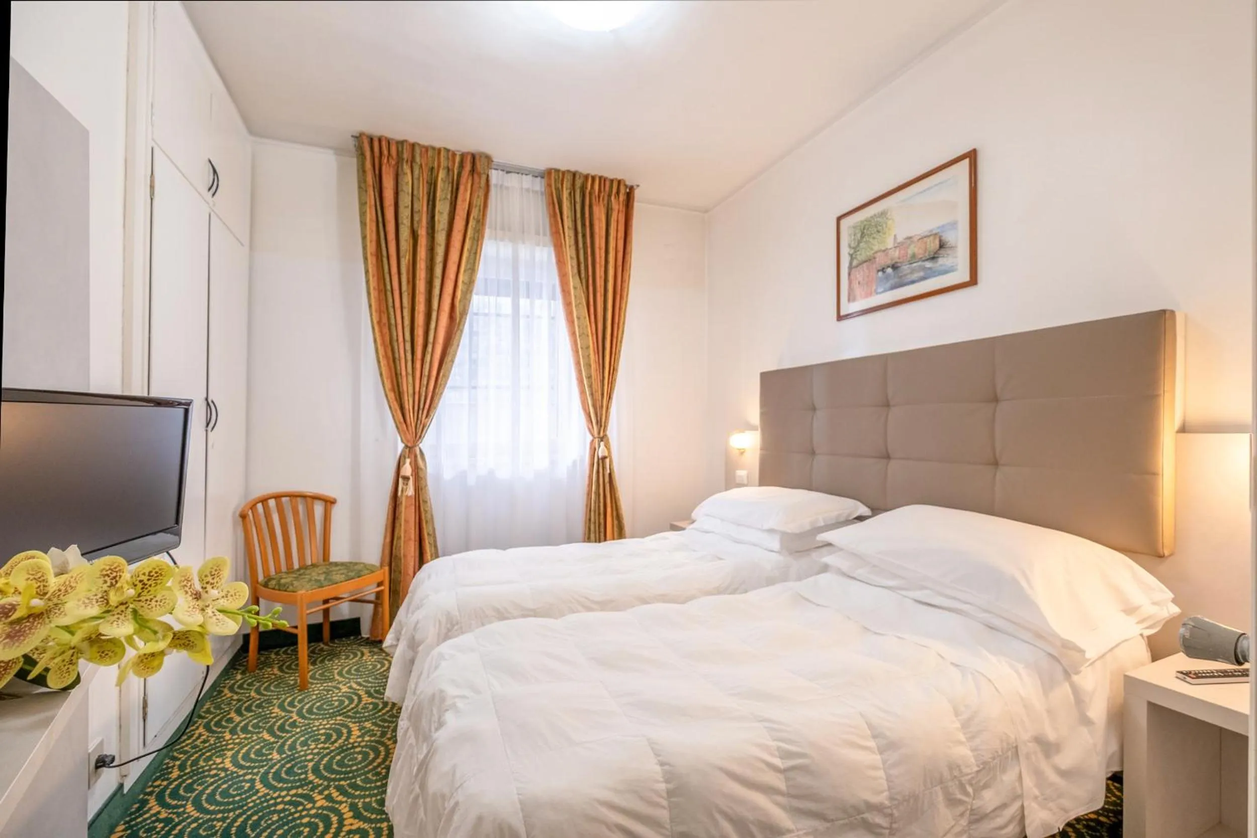 Bedroom, Bed in Hotel Principe