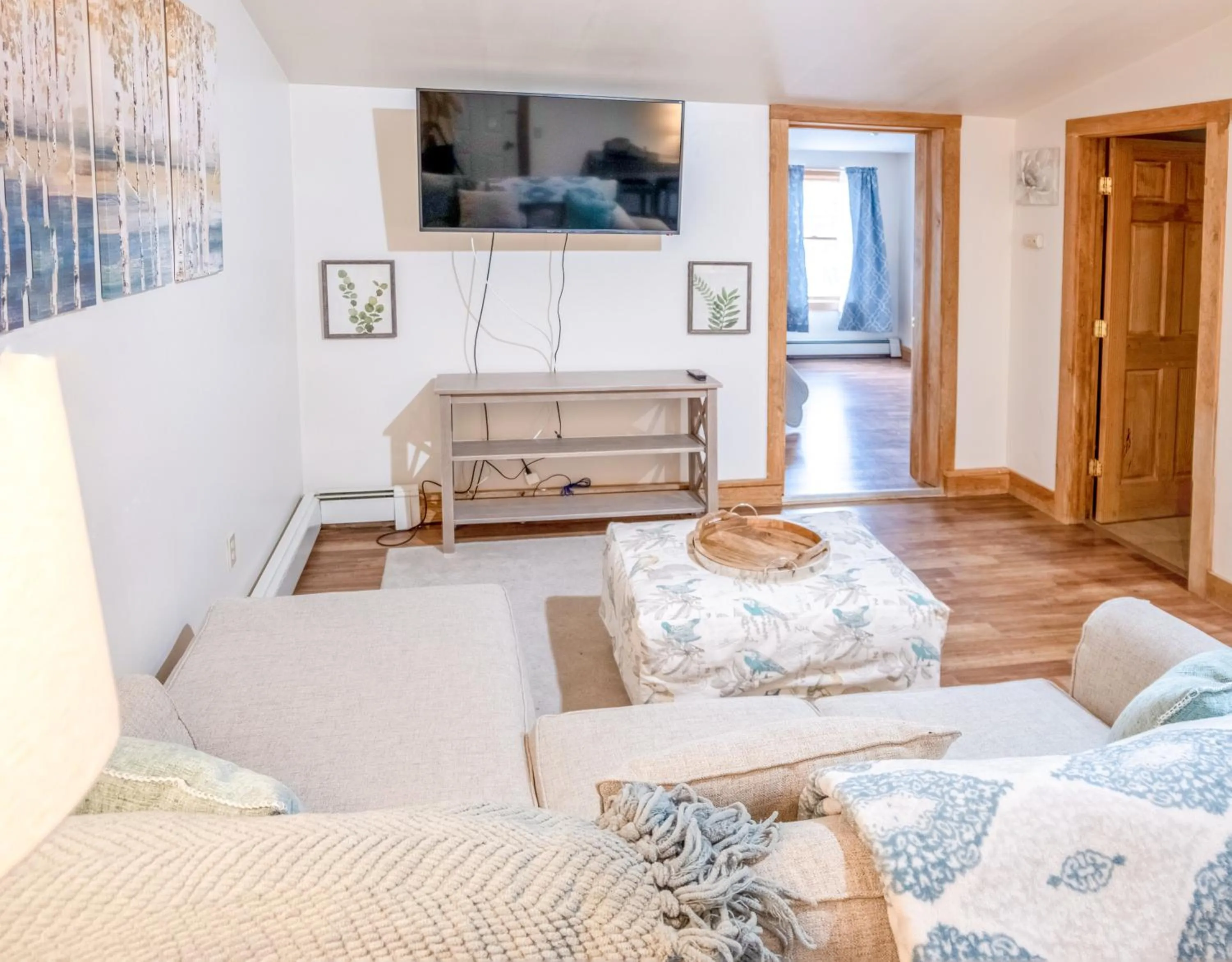 Bed in Downtown Apartments in Bar Harbor