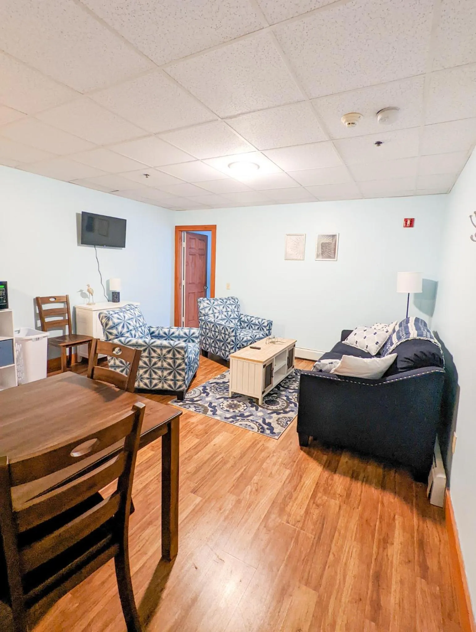 Bed in Downtown Apartments in Bar Harbor