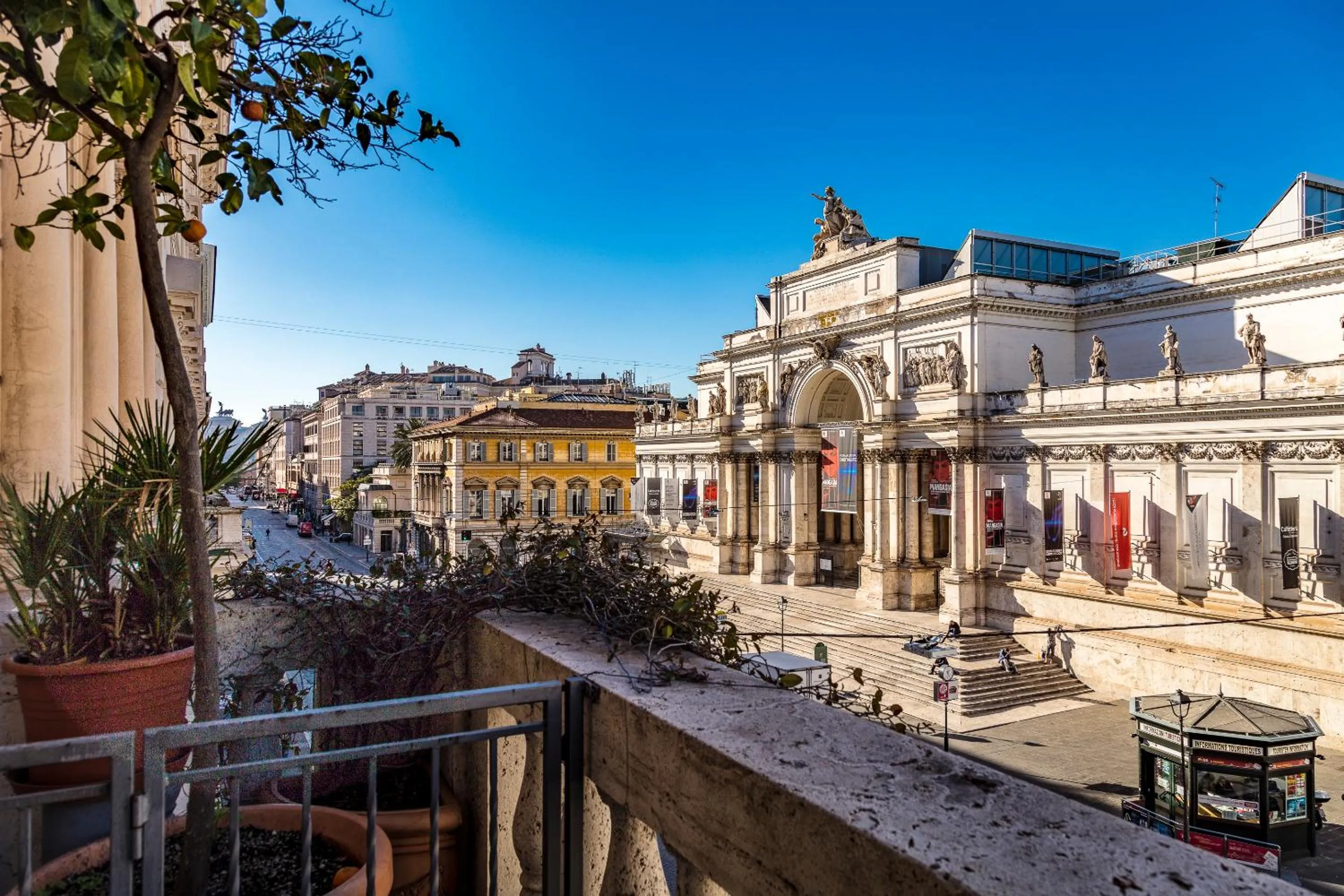 Balcony/Terrace in Hotel Giolli Nazionale