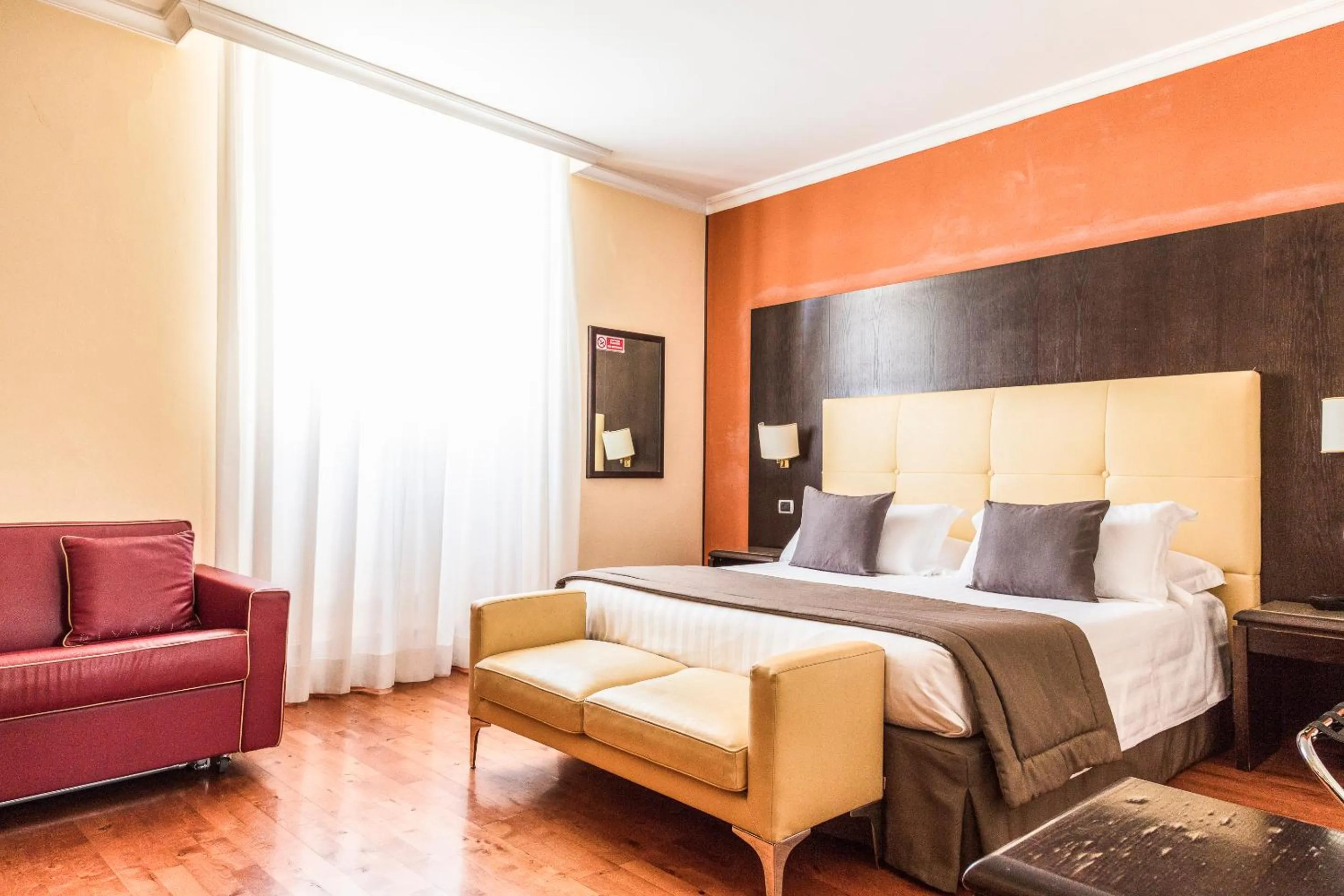 Bedroom, Bed in Hotel Giolli Nazionale