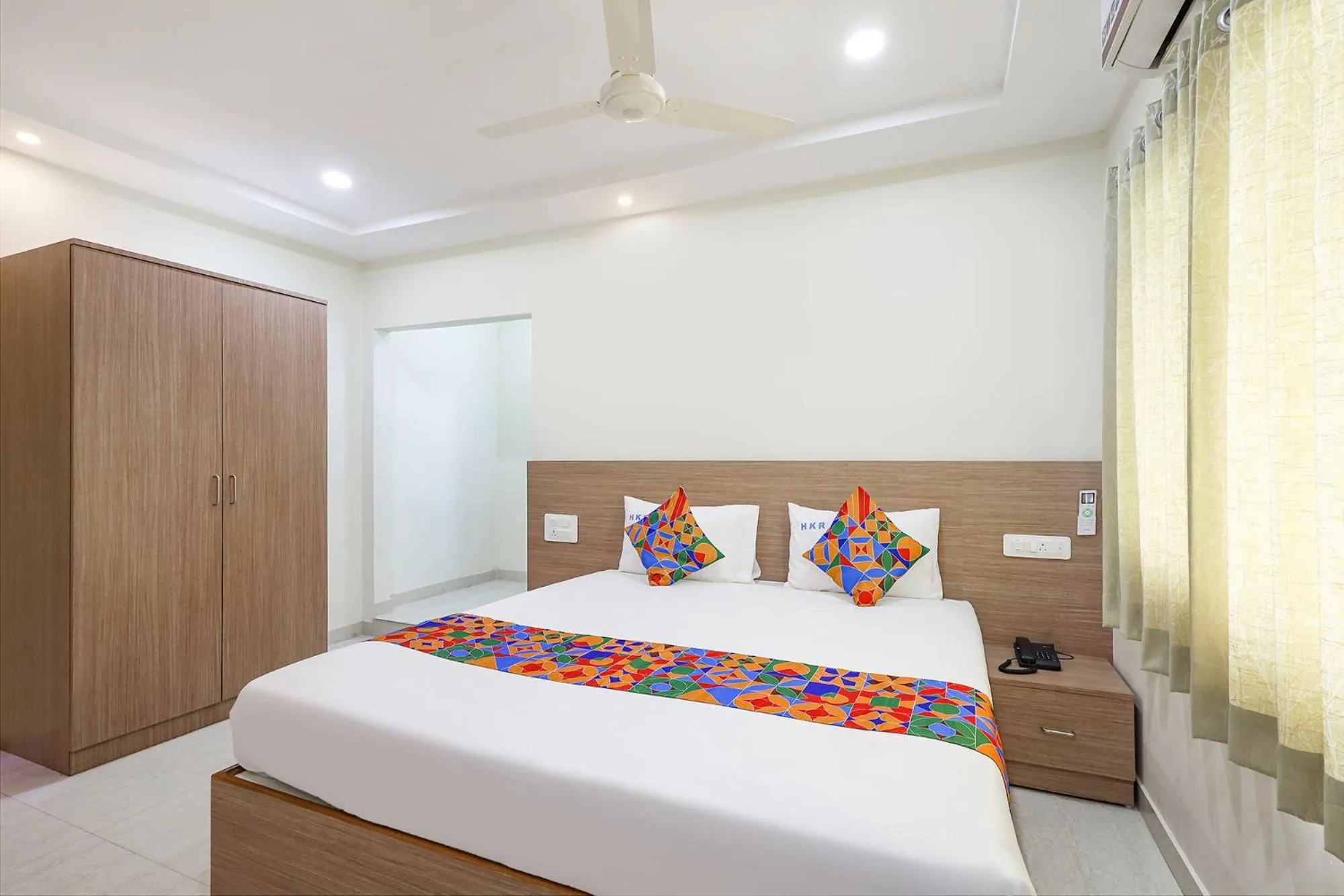 Bed in FabHotel Karthikeya Residency - 900m from Tirupati Bus Stand