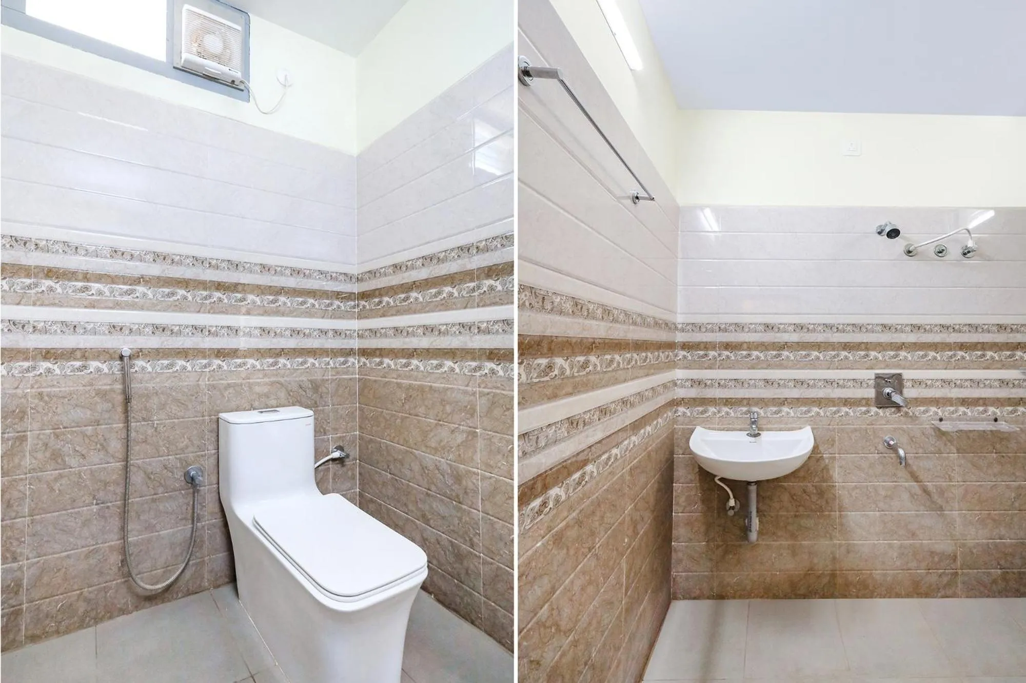 Bathroom in FabHotel Karthikeya Residency - 900m from Tirupati Bus Stand