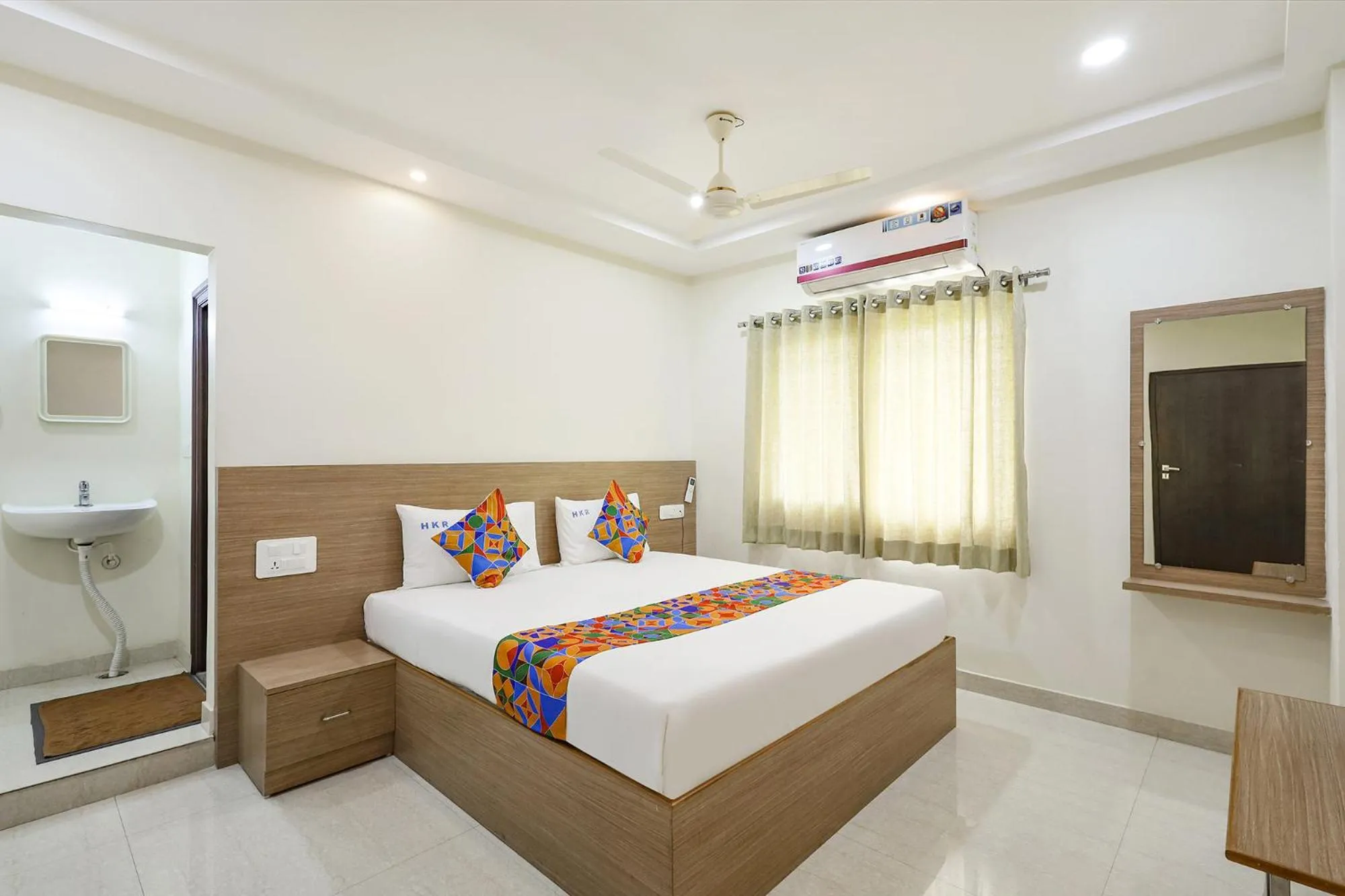 Bed in FabHotel Karthikeya Residency - 900m from Tirupati Bus Stand