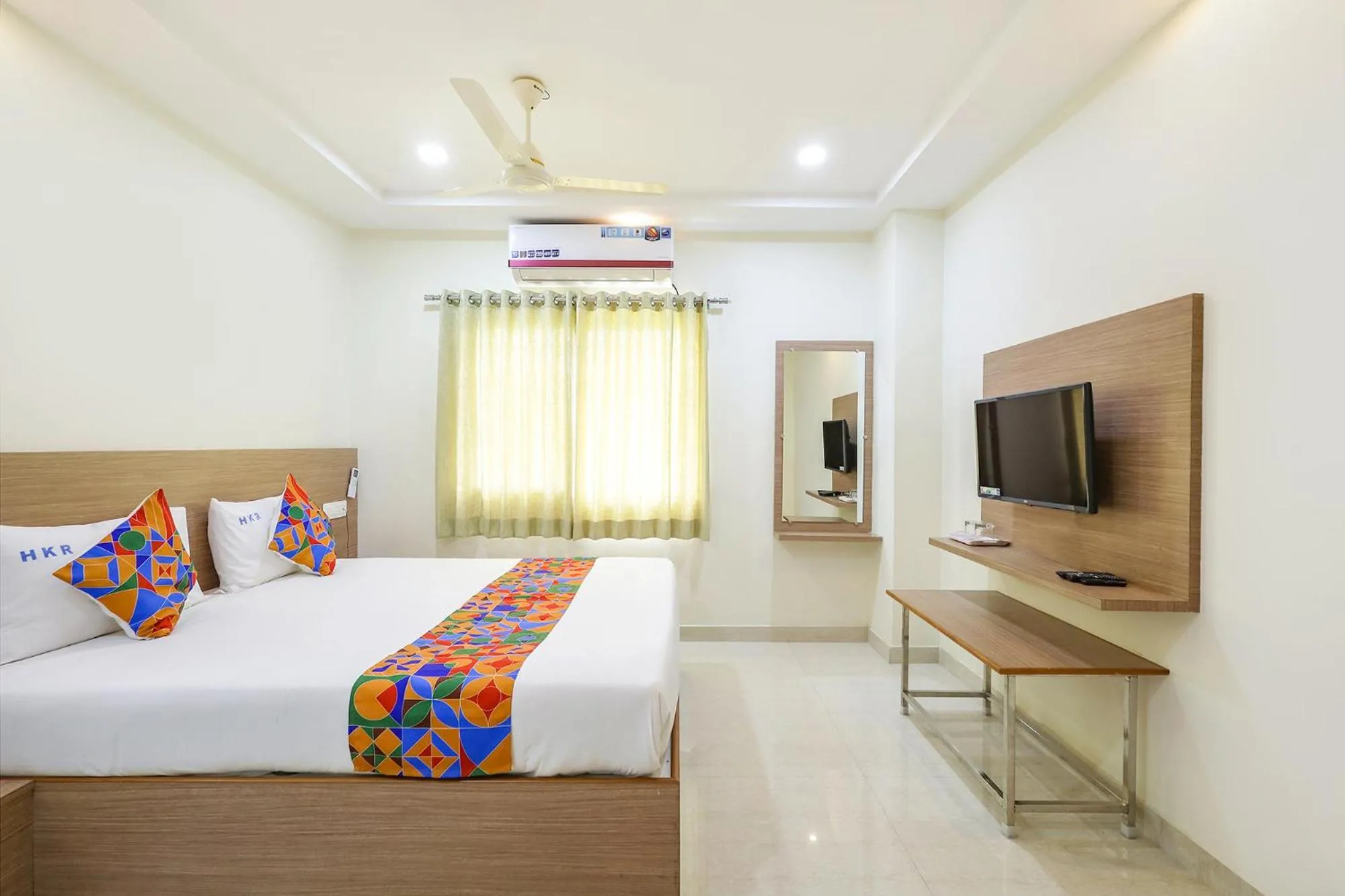 Bed in FabHotel Karthikeya Residency - 900m from Tirupati Bus Stand