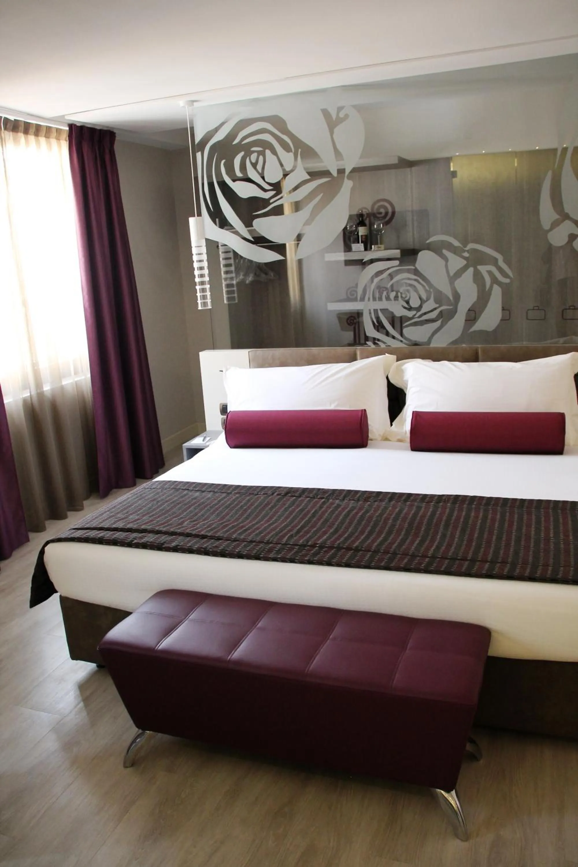 Bed in Hotel Soperga