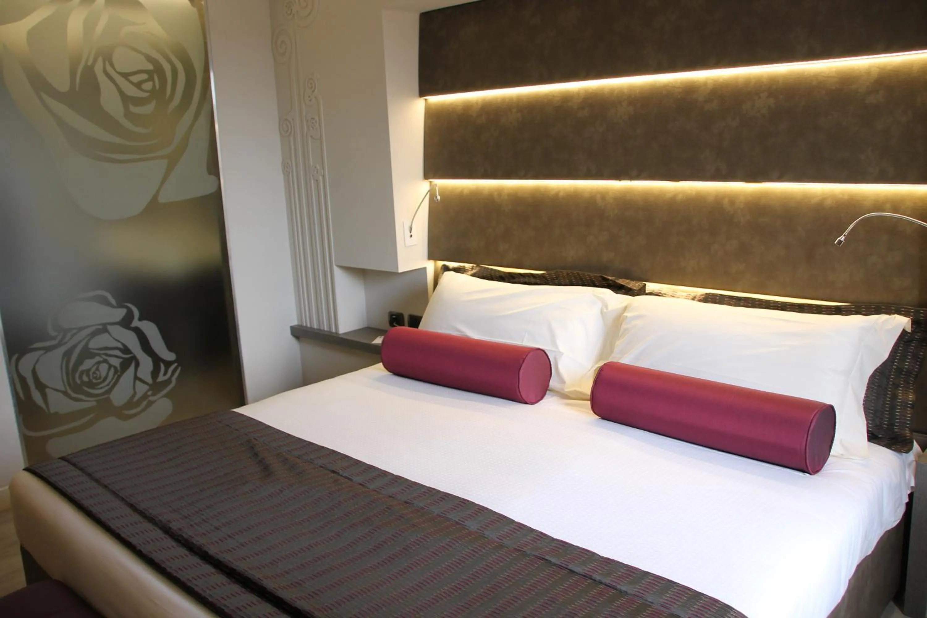 Bed in Hotel Soperga