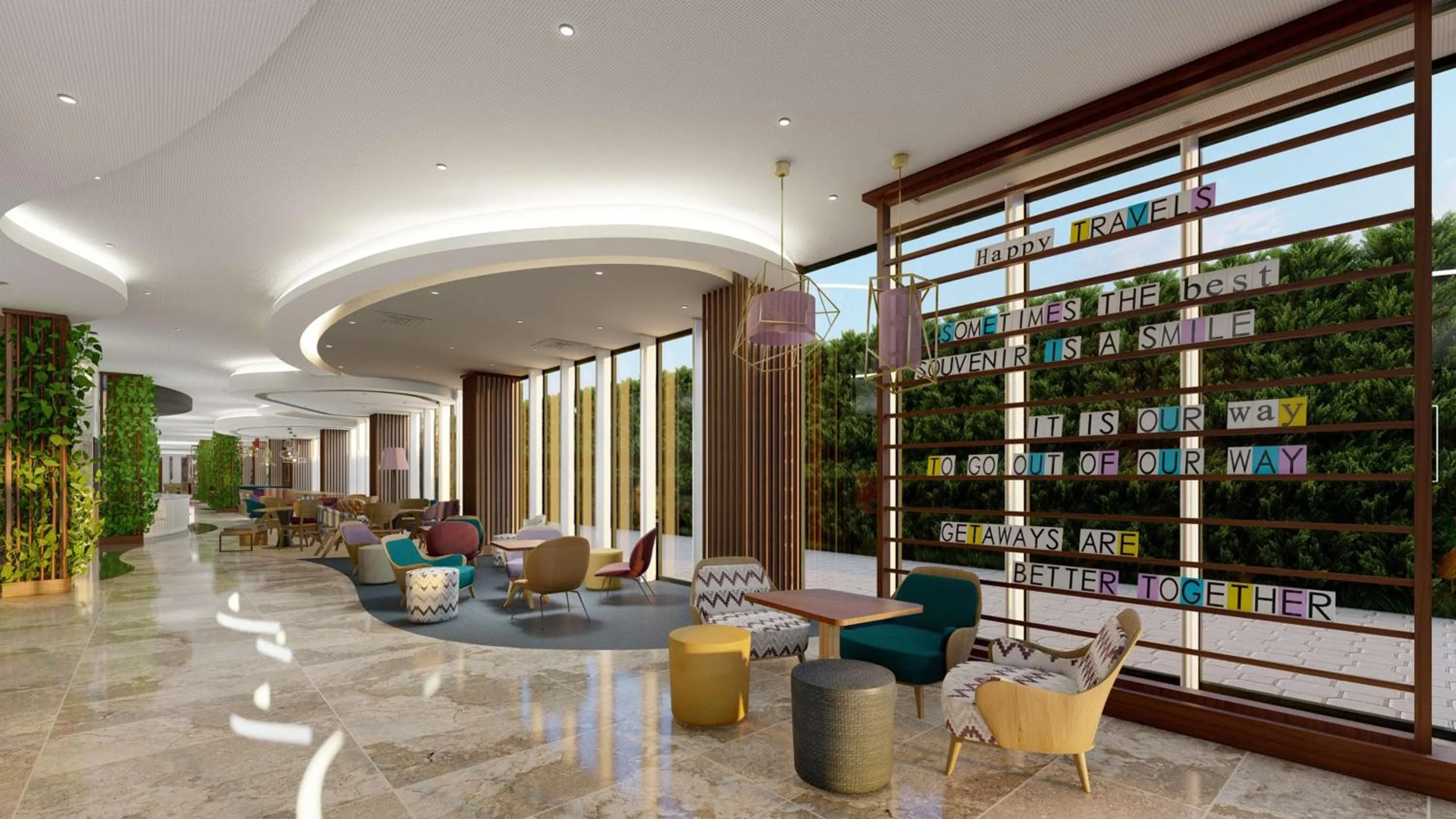 Lobby or reception in Hampton By Hilton Istanbul Airport, Arnavutkoy