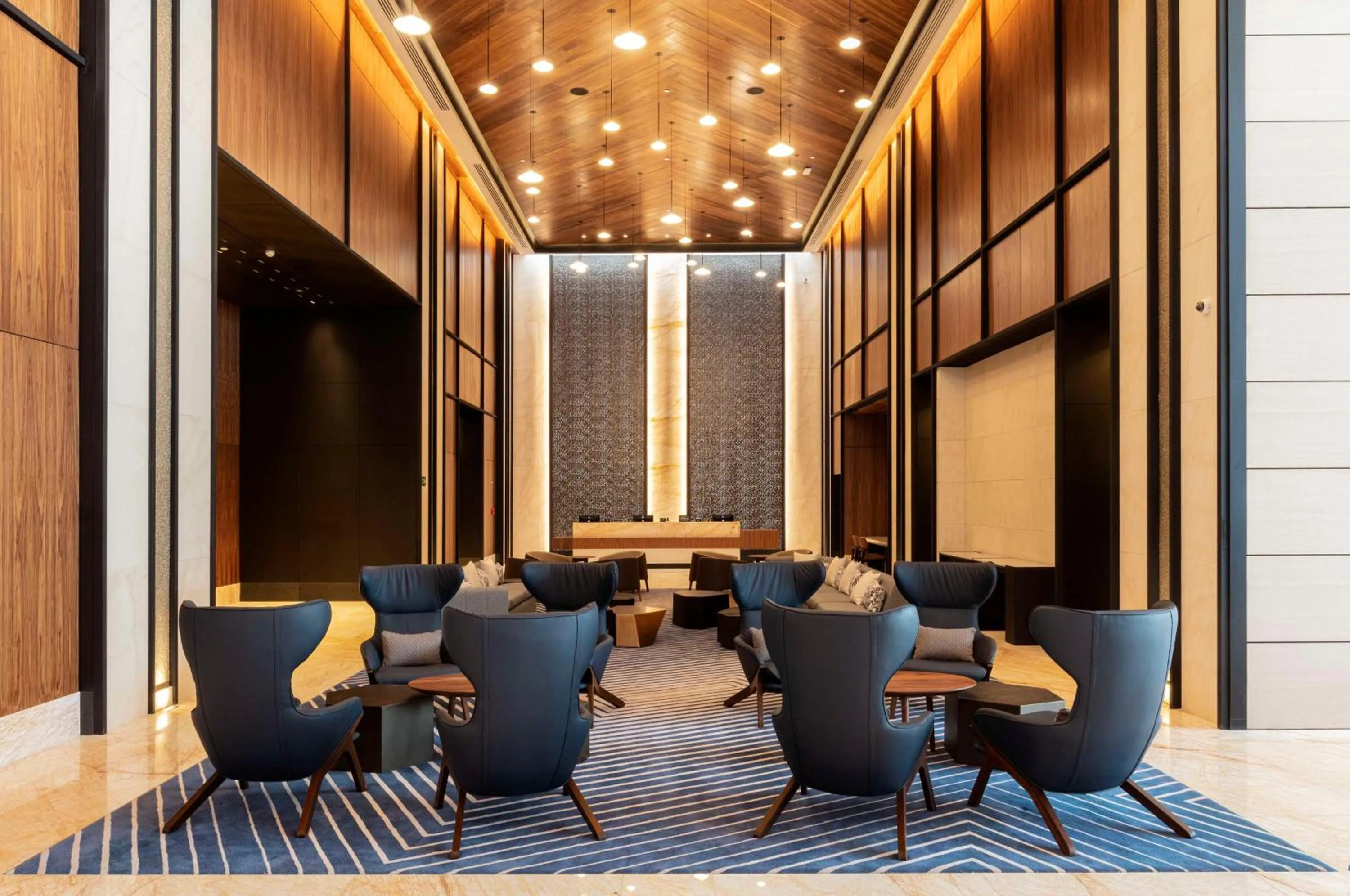 Lobby or reception in Hilton Monterrey Valle