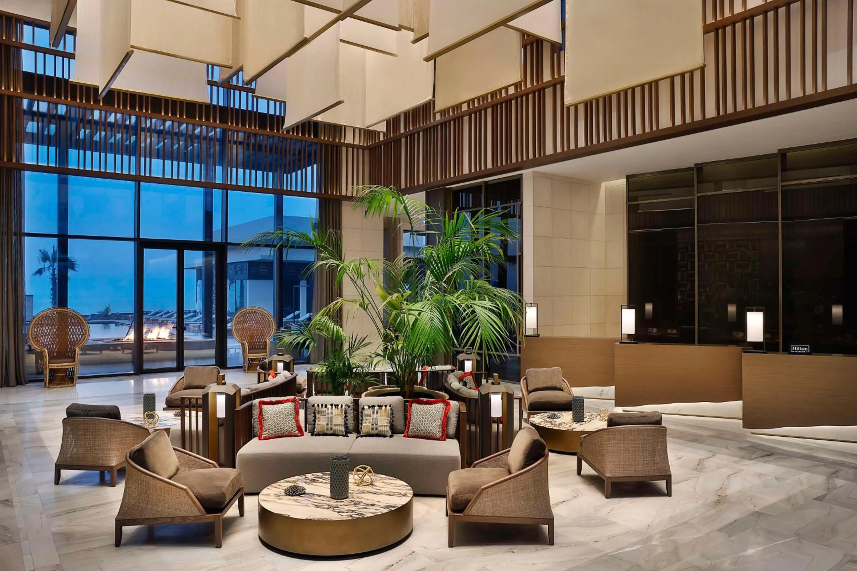 Lobby or reception in Conrad Rabat Arzana