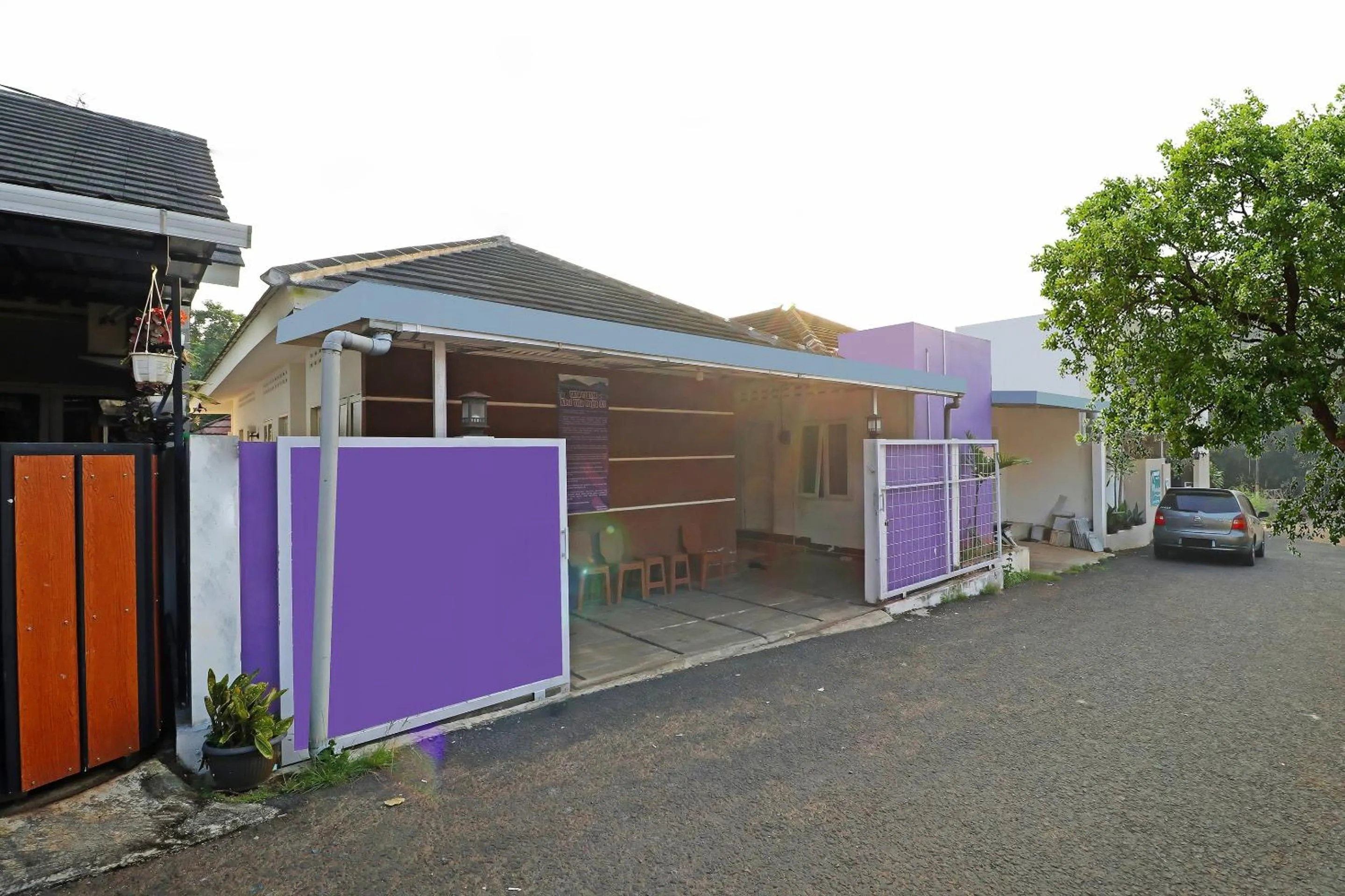 Facade/entrance in OYO Life 91504 De Vila Ungu Syariah