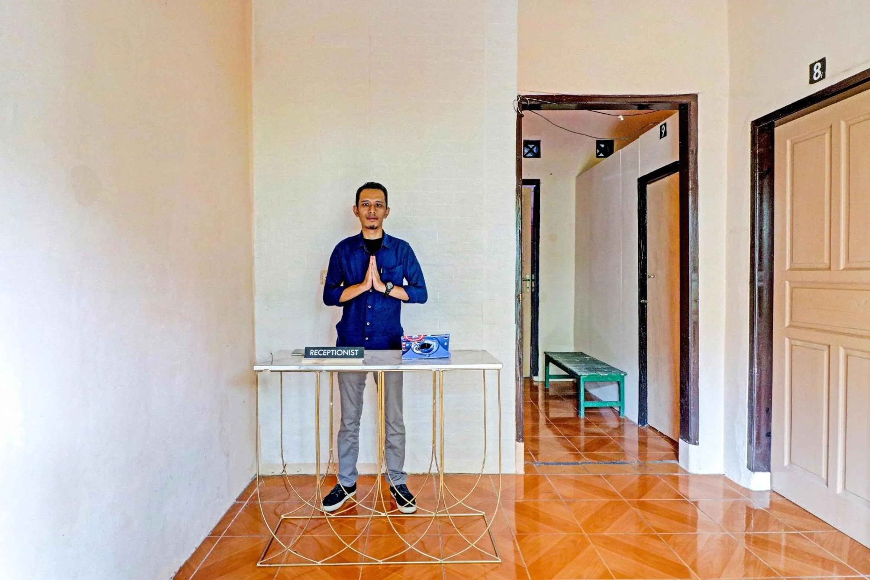 Lobby or reception in OYO Life 91478 Wisma Aura Syariah