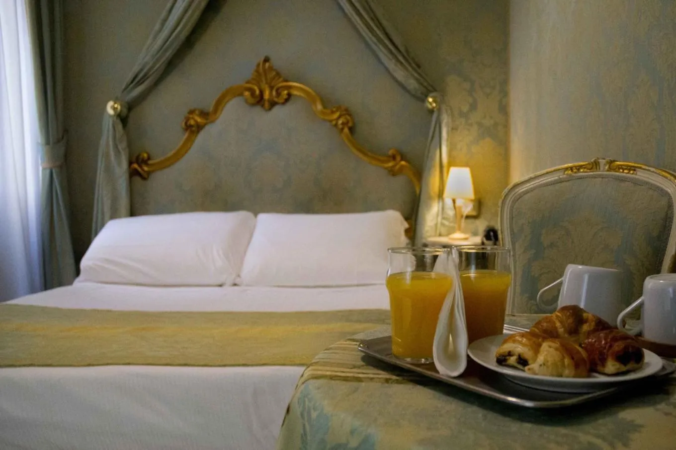 Food close-up, Bed in Hotel San Giorgio