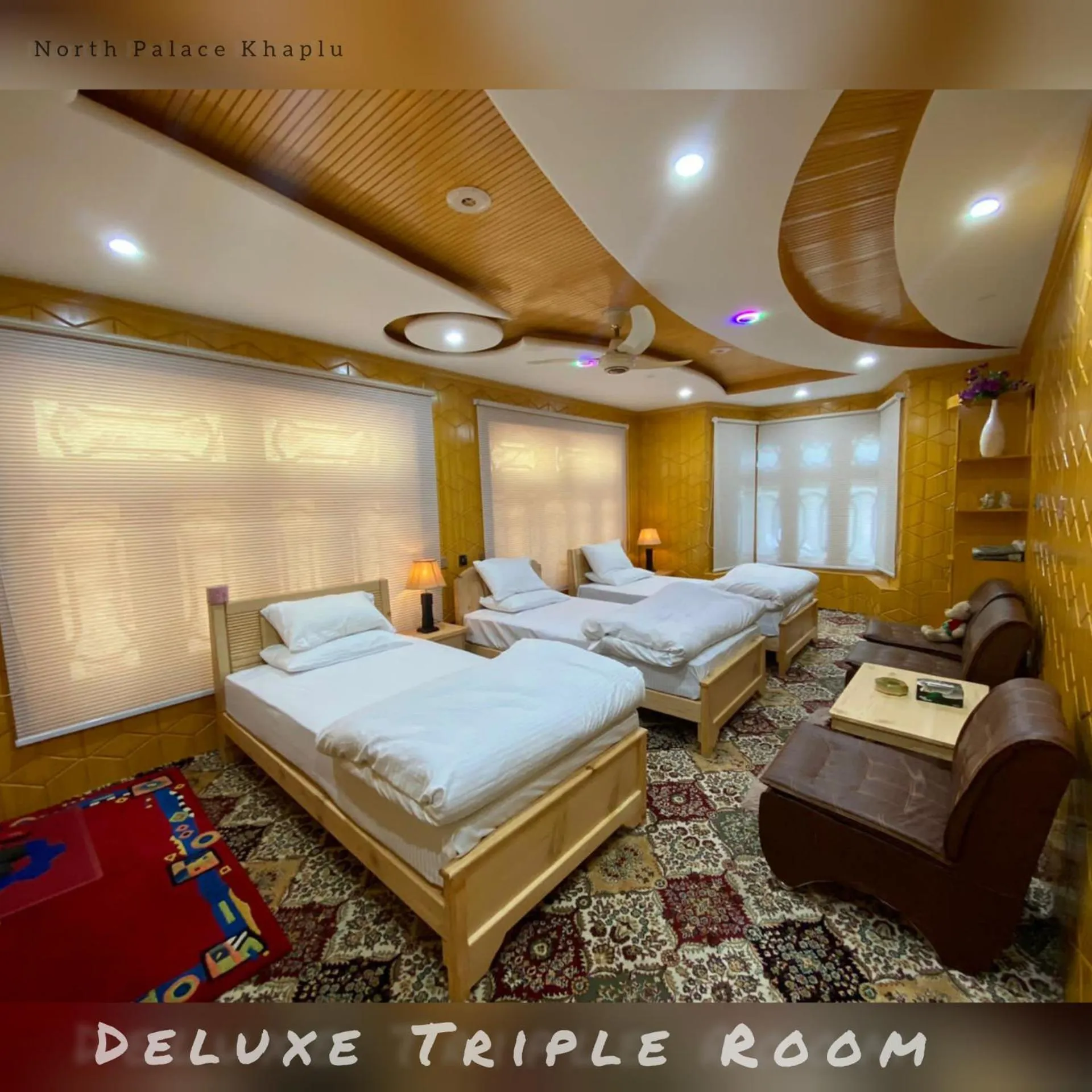 Bed in North Palace Khaplu