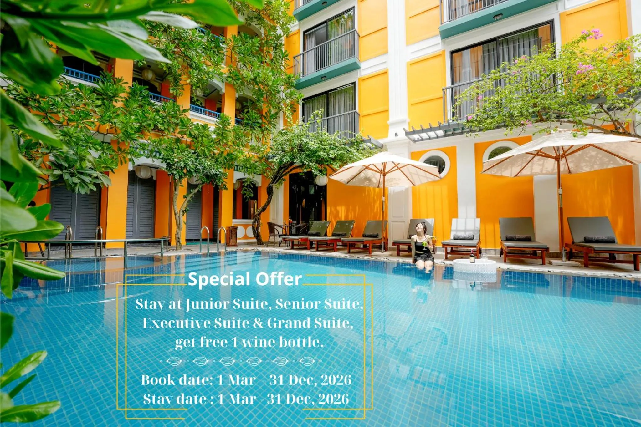 Swimming pool in Son Hoi An Boutique Hotel & Spa