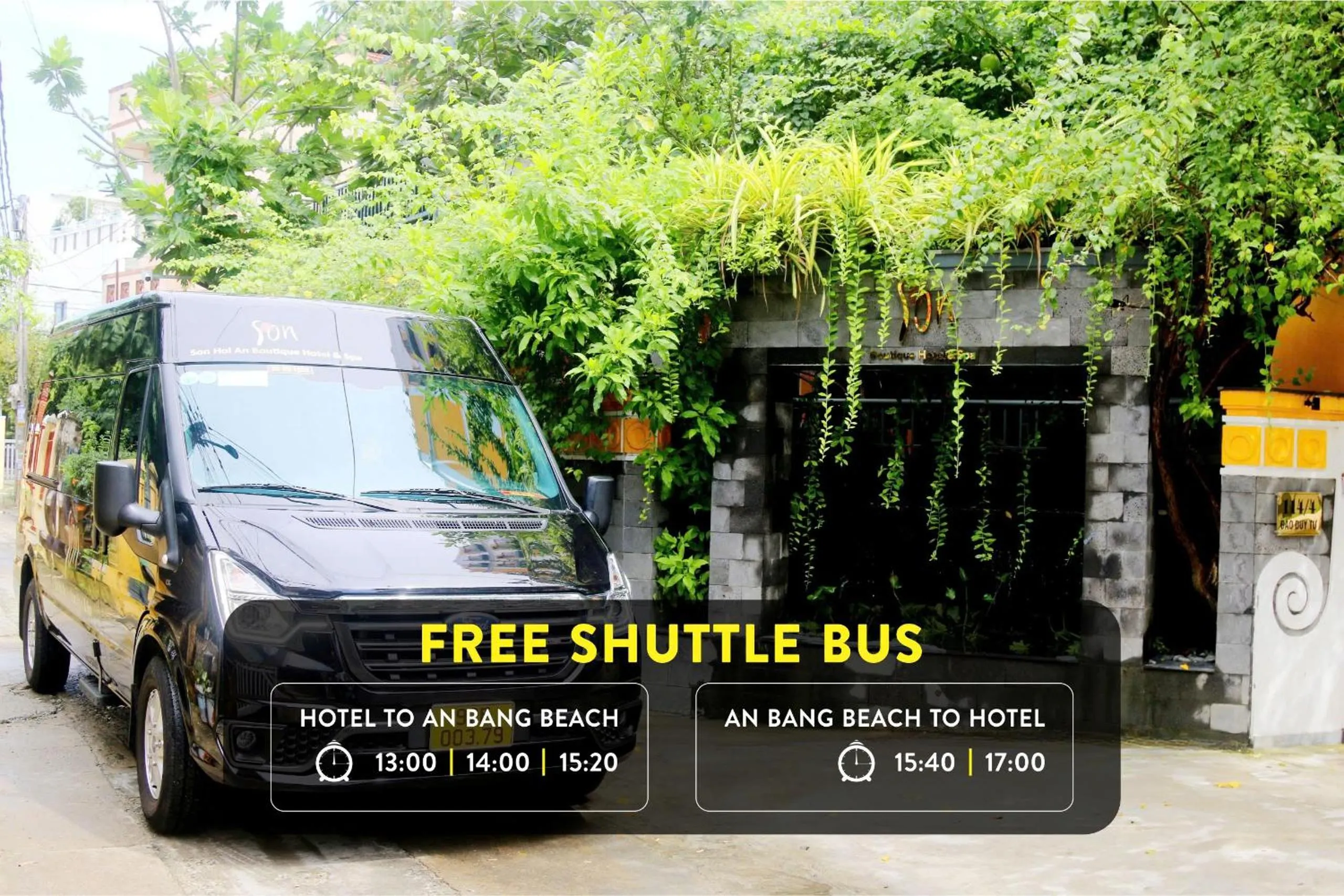 shuttle in Son Hoi An Boutique Hotel & Spa