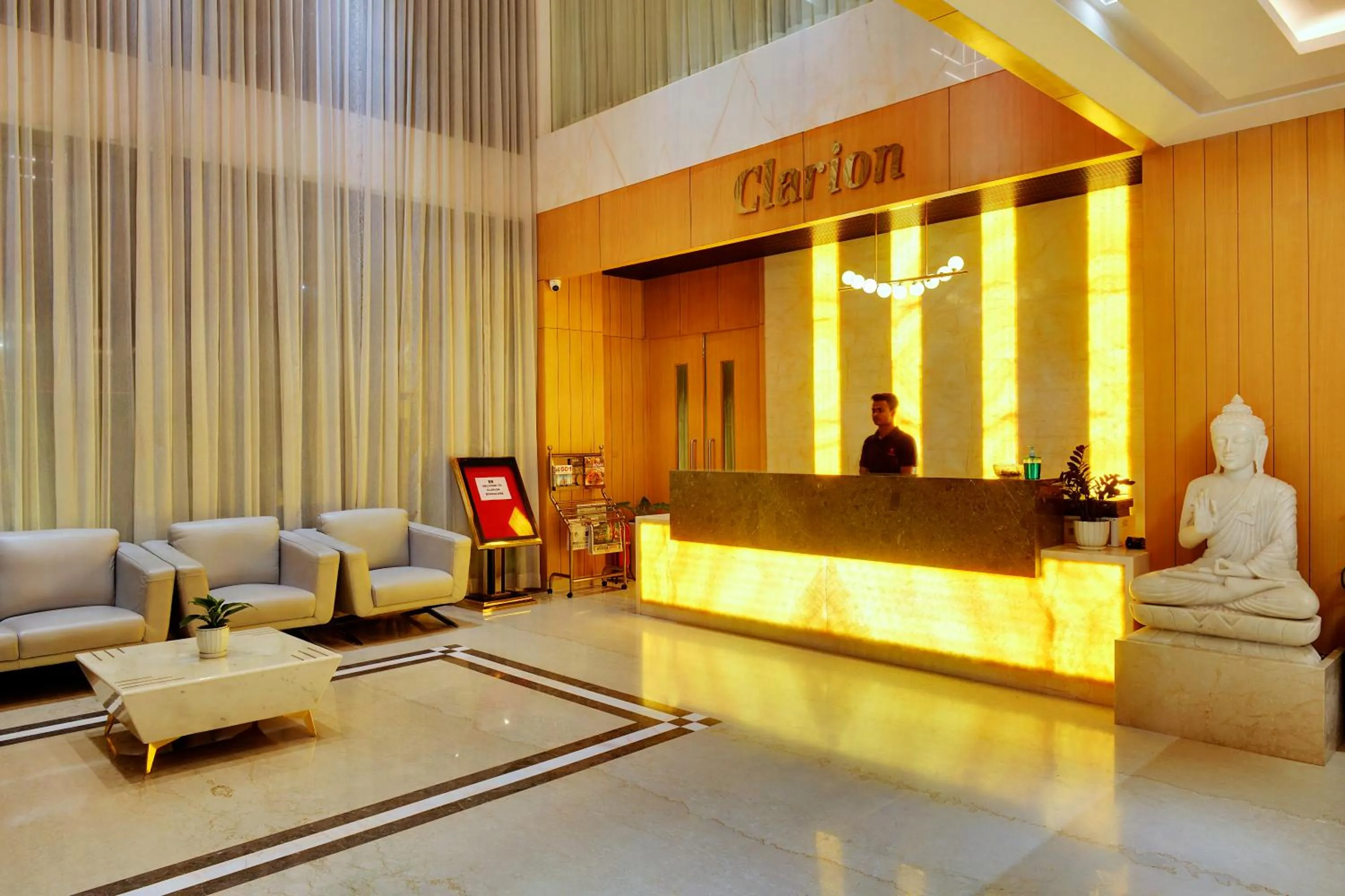 Lobby or reception in Clarion Hotel Bangalore