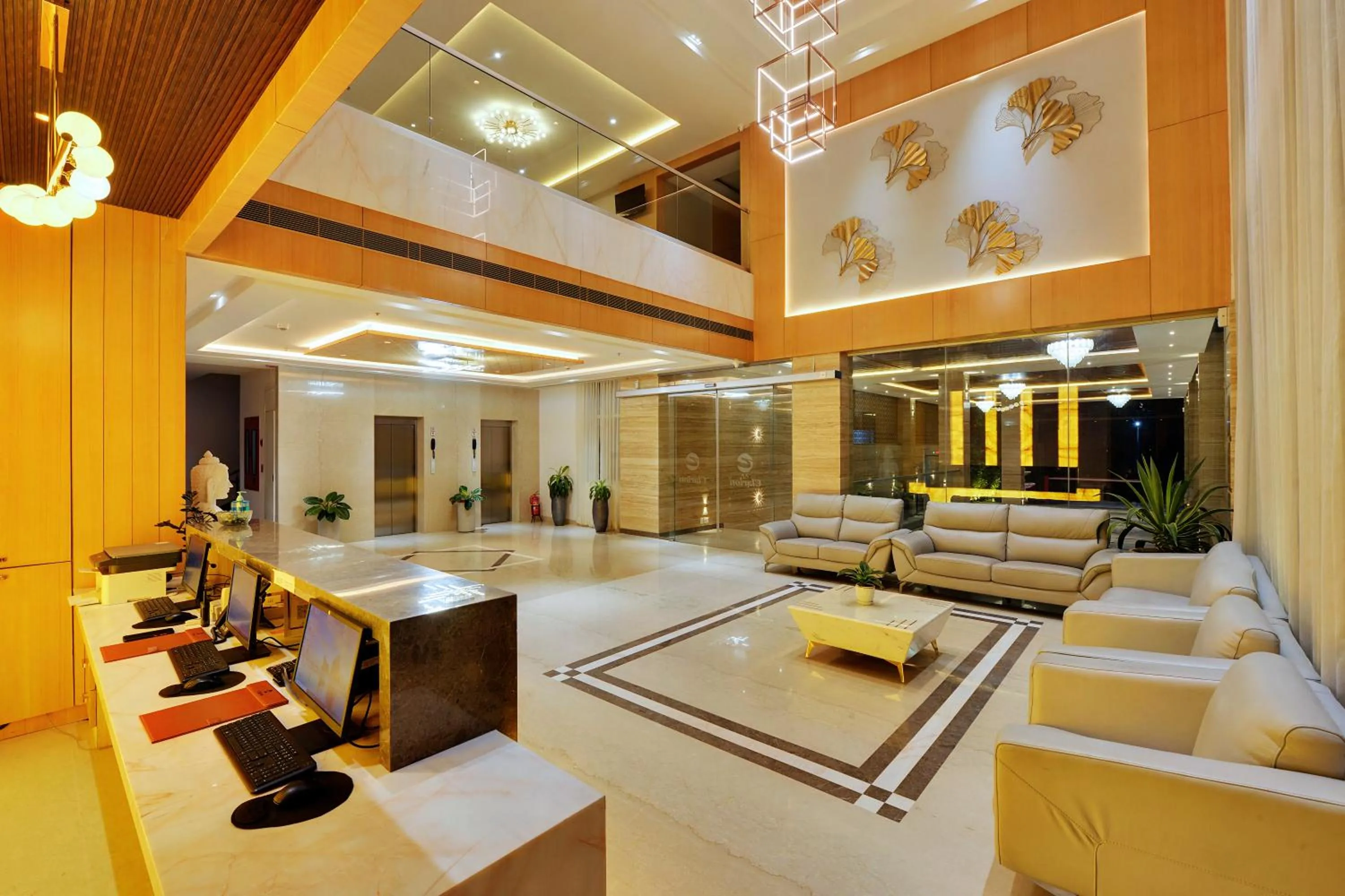Lobby or reception in Clarion Hotel Bangalore