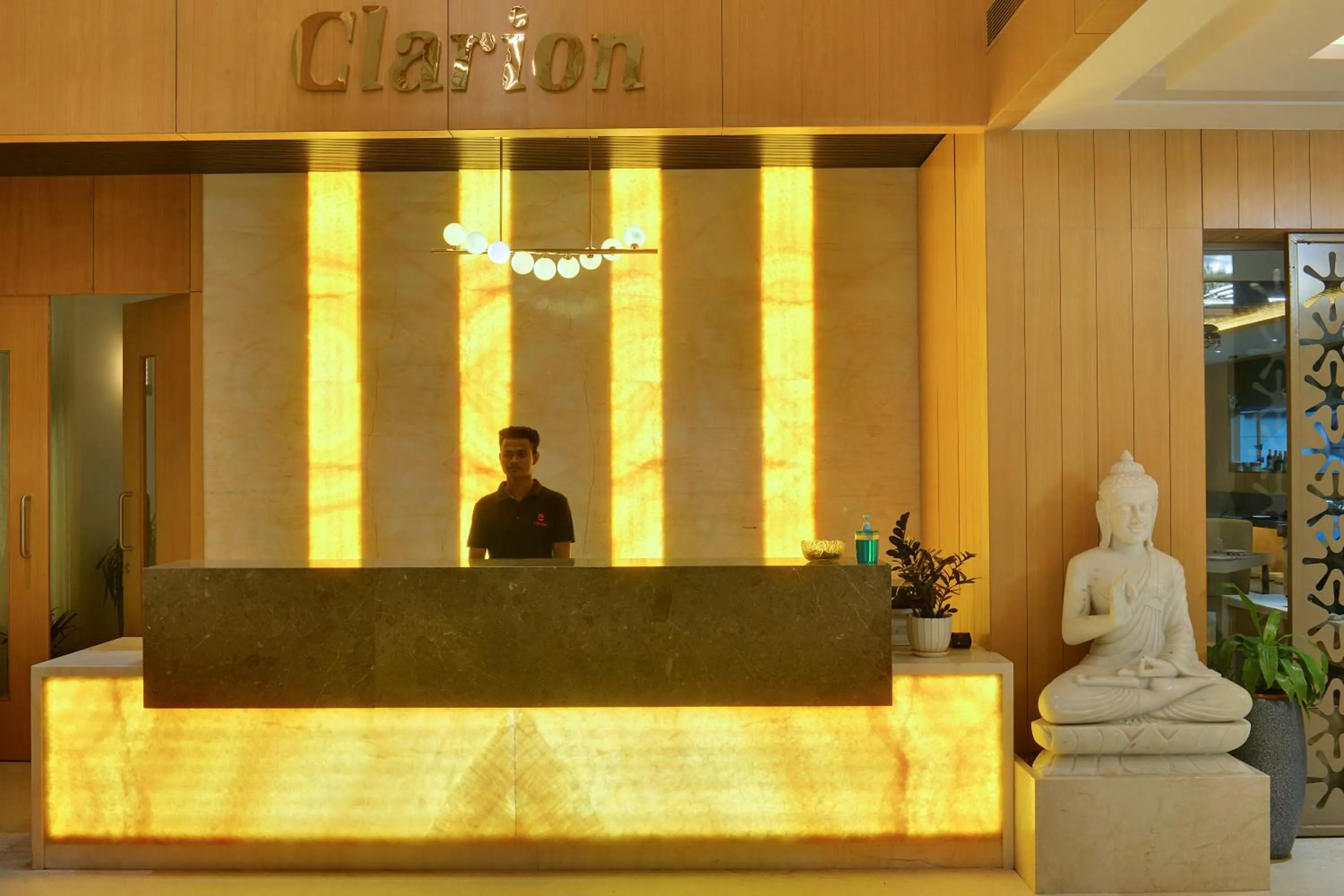 Lobby or reception in Clarion Hotel Bangalore