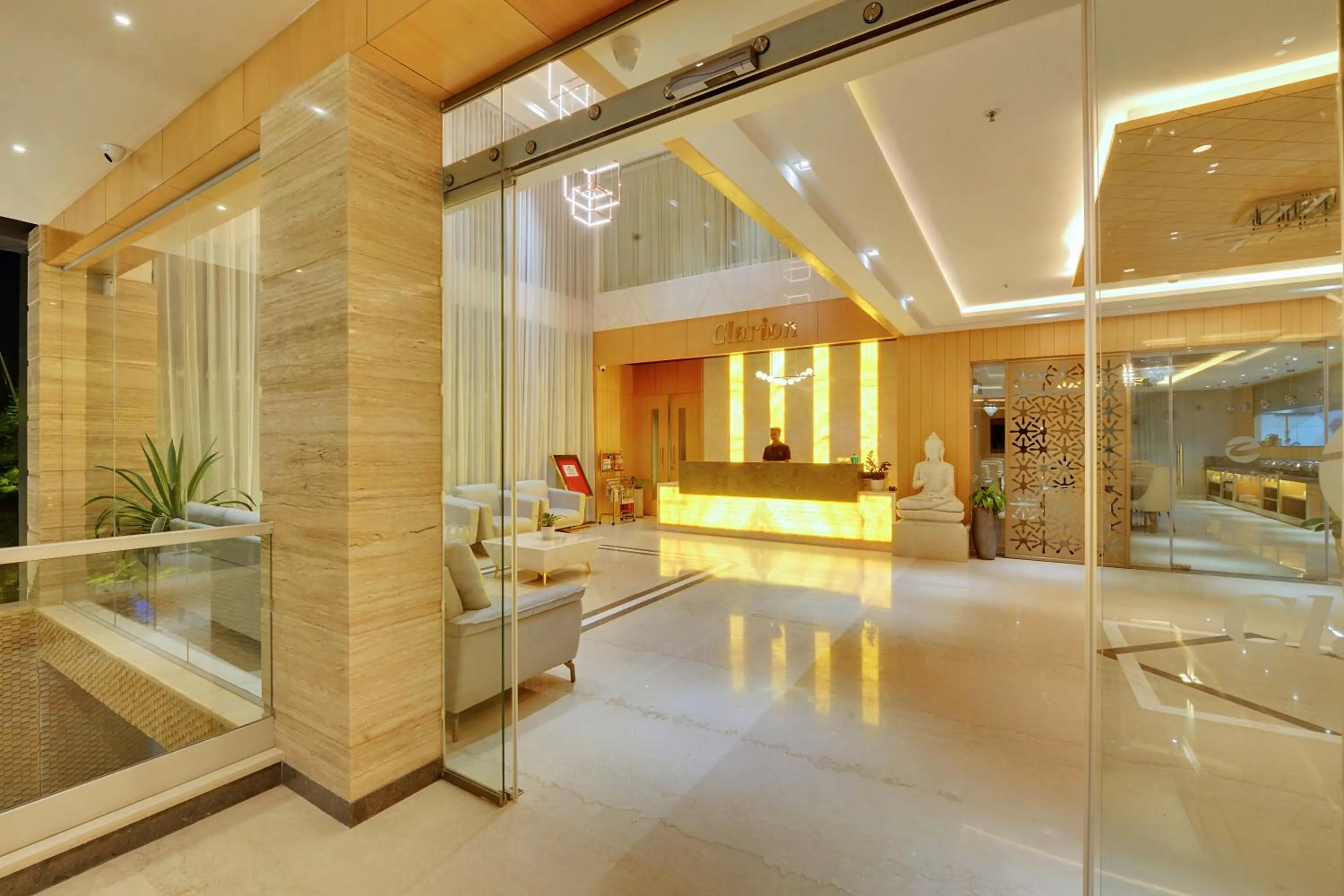 Lobby or reception in Clarion Hotel Bangalore