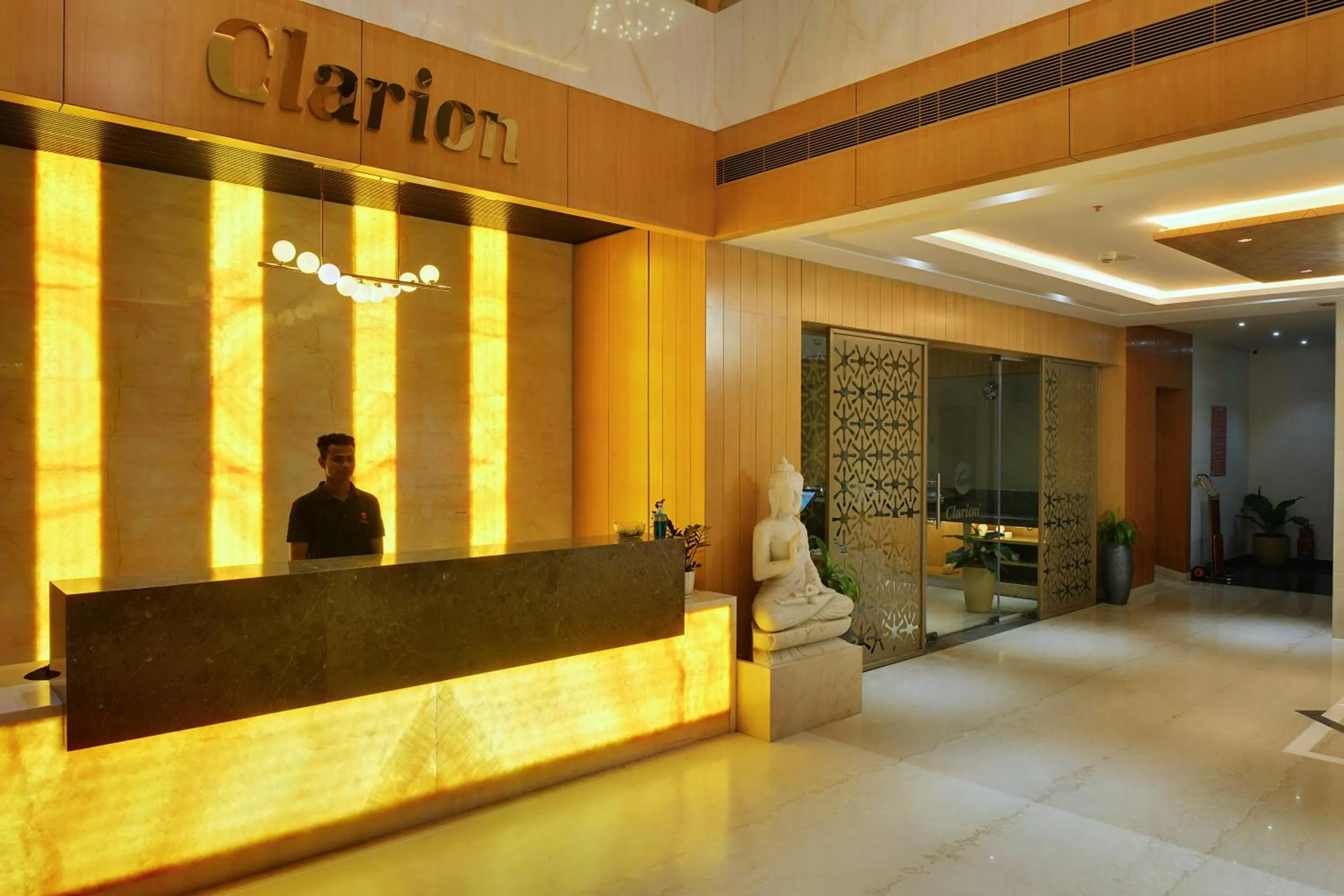 Lobby or reception in Clarion Hotel Bangalore