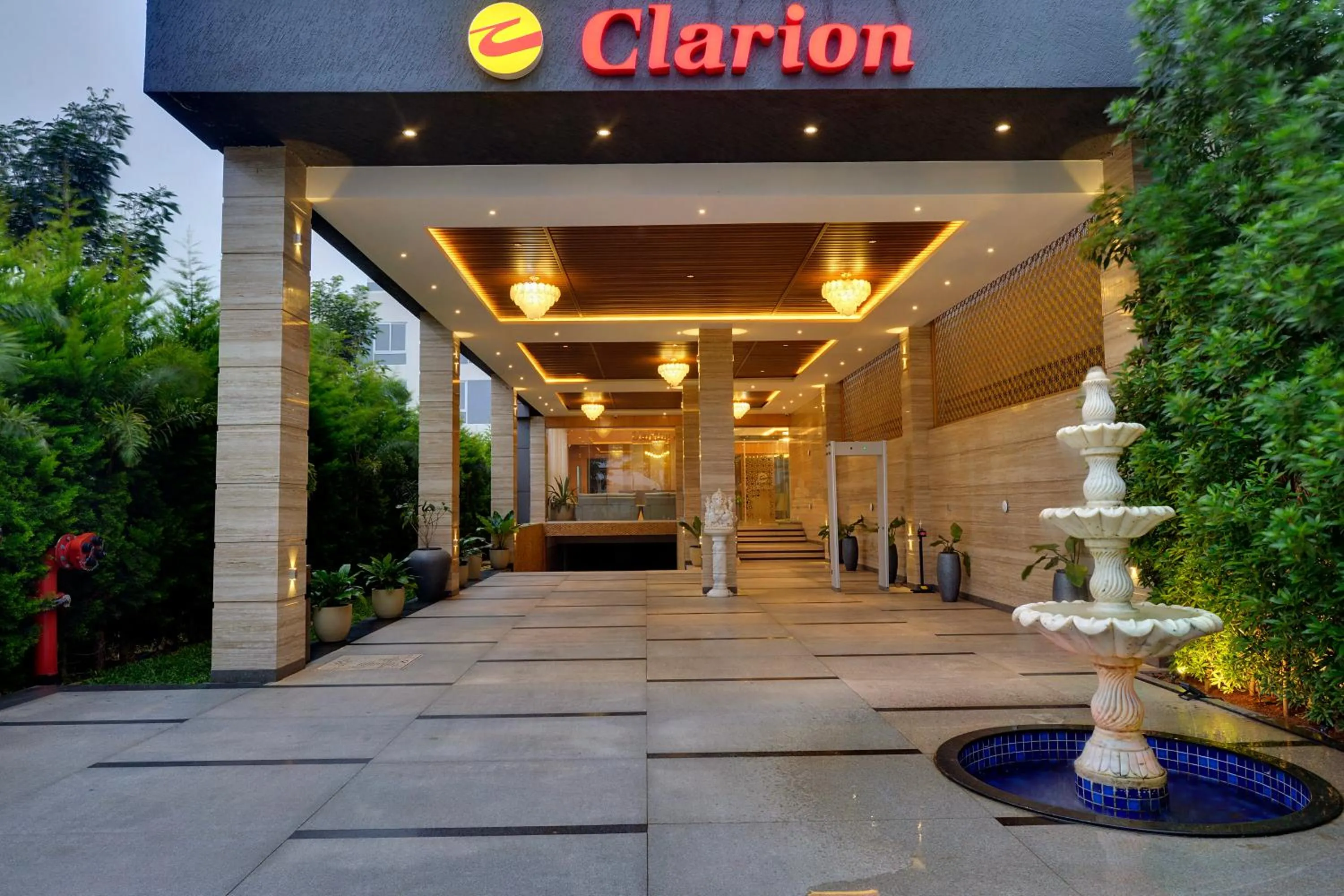 Parking in Clarion Hotel Bangalore