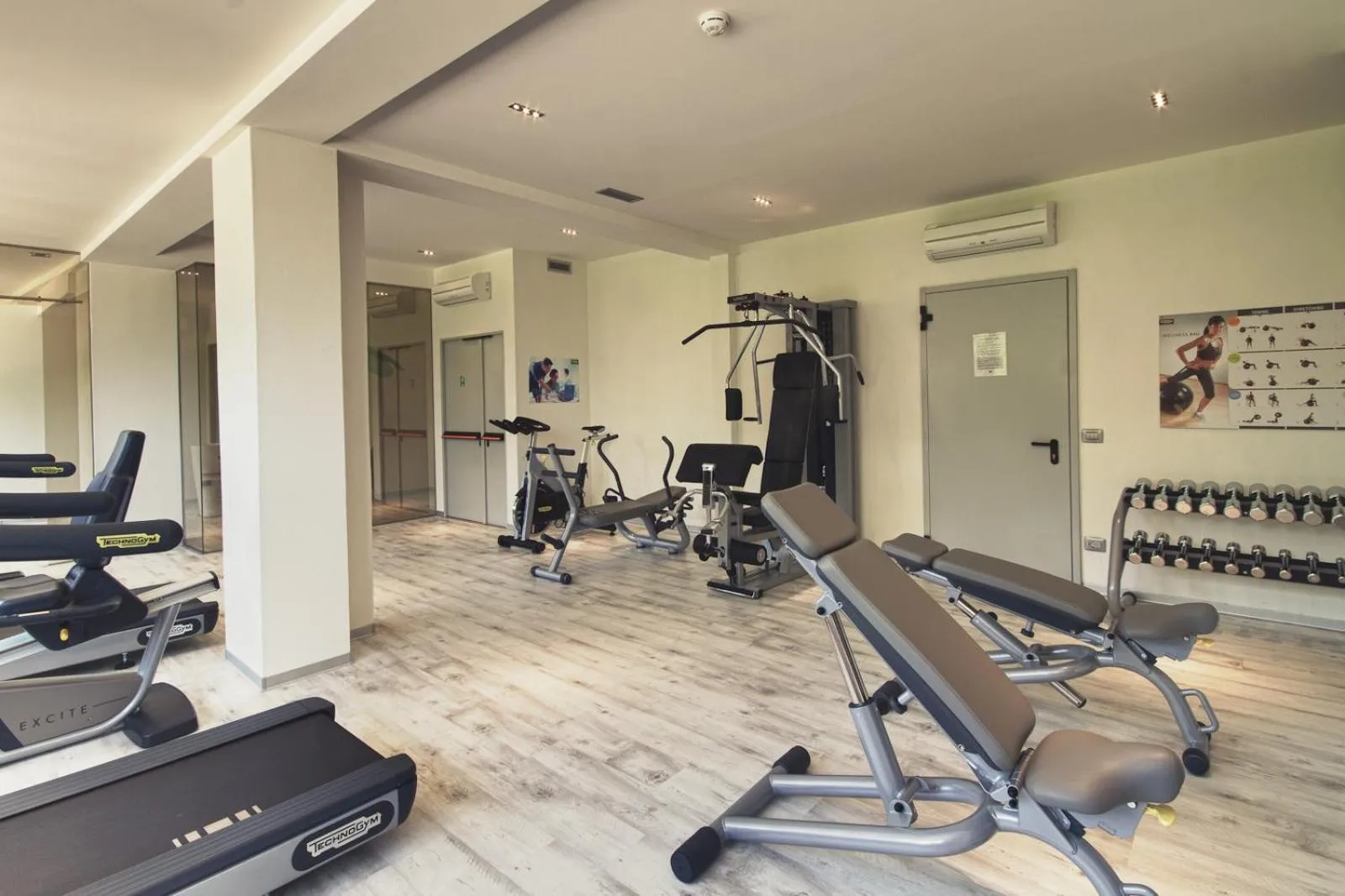 Fitness centre/facilities in Hotel Le Palme