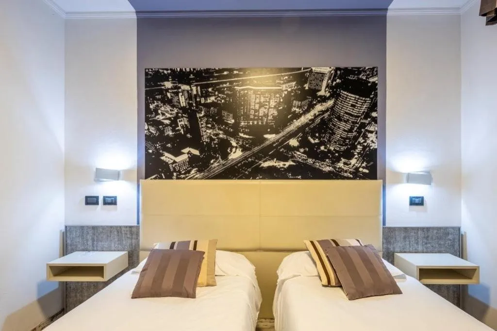 Bed in Hotel Le Palme Lago Maggiore