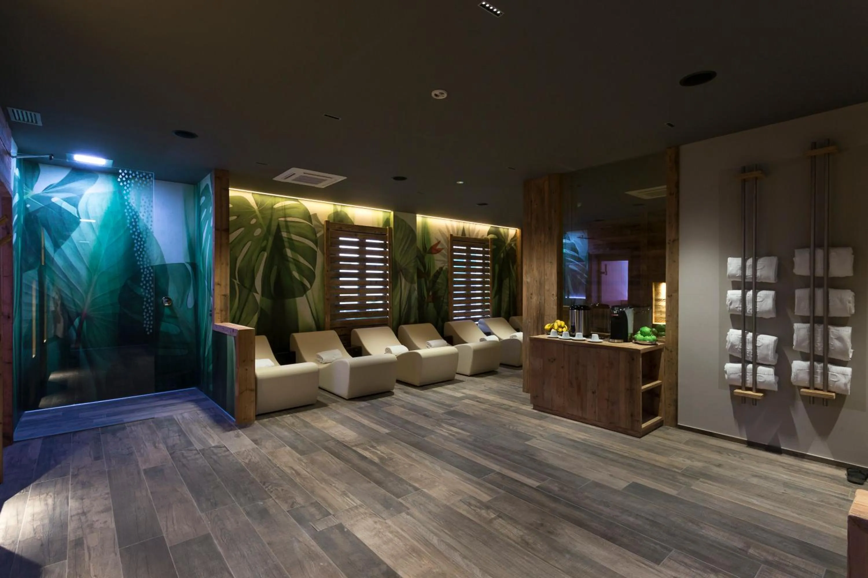 Sauna in Hotel Le Palme