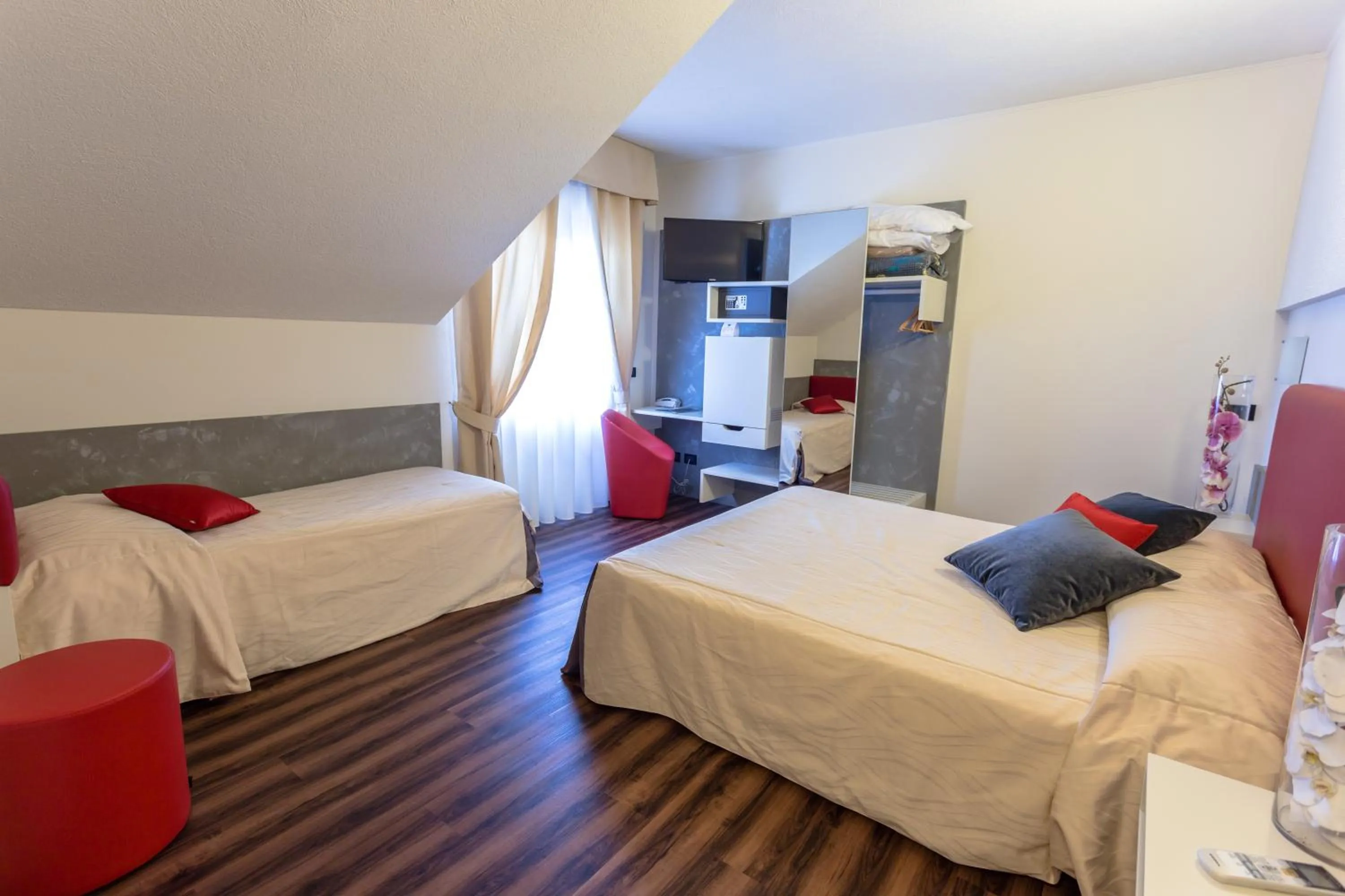 Bed in Hotel Le Palme