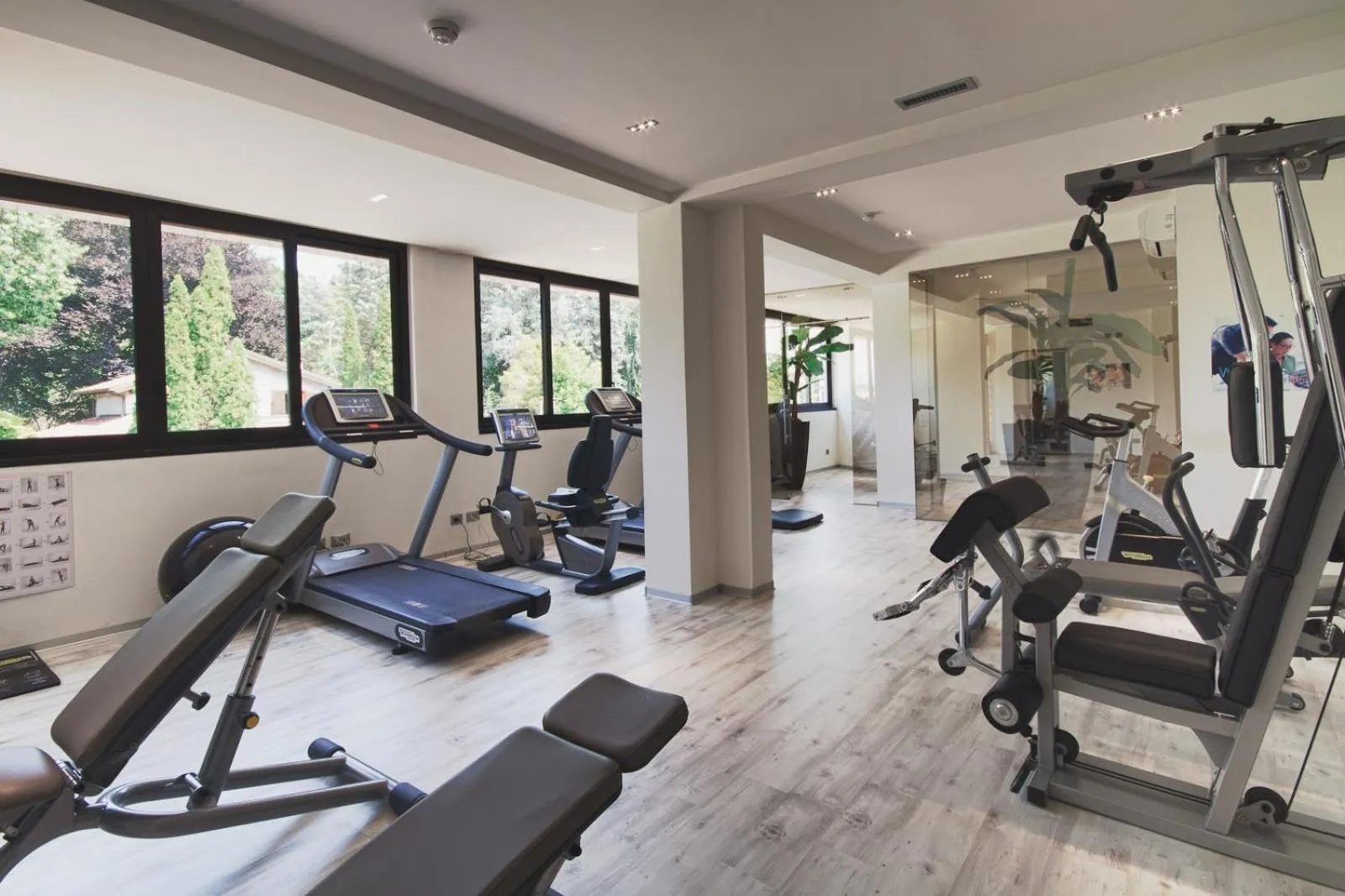 Fitness centre/facilities in Hotel Le Palme