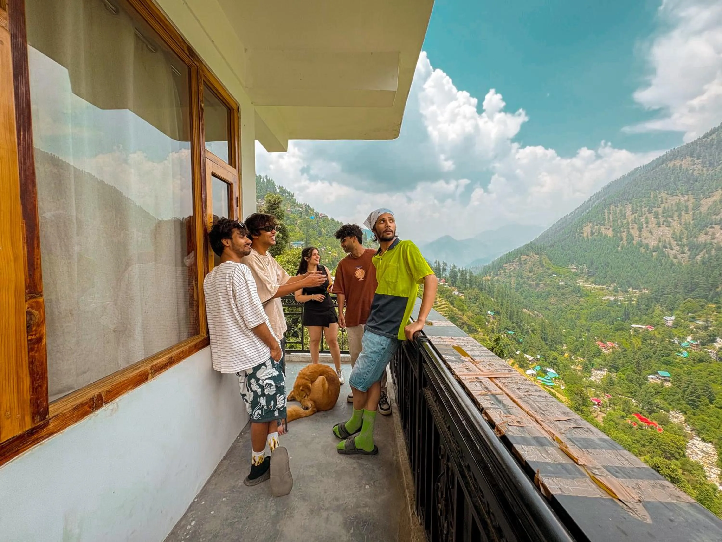 People in Young Monk Homestay Jibhi