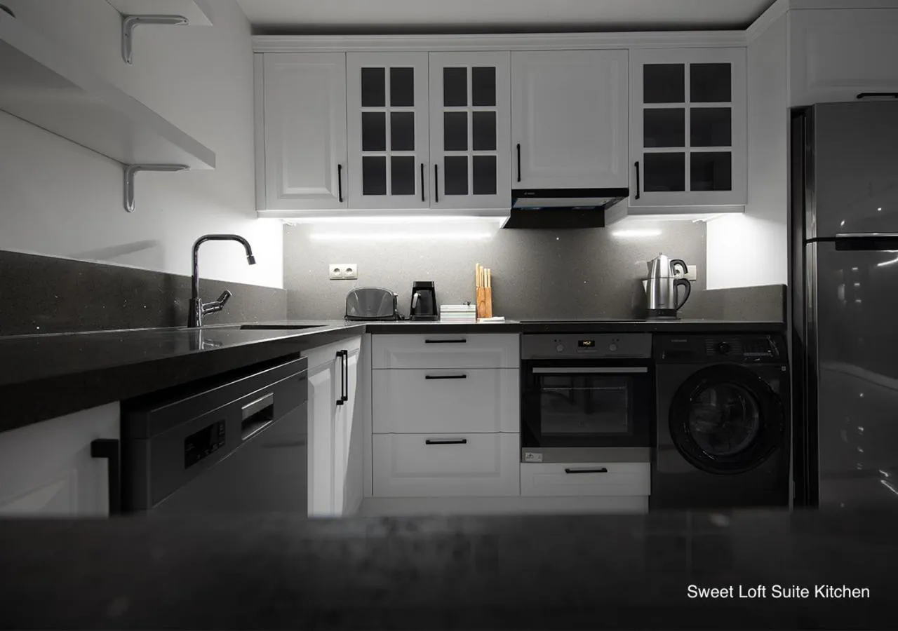 Kitchen or kitchenette in Luxury Suites by NOK ISTANBUL NISANTASI