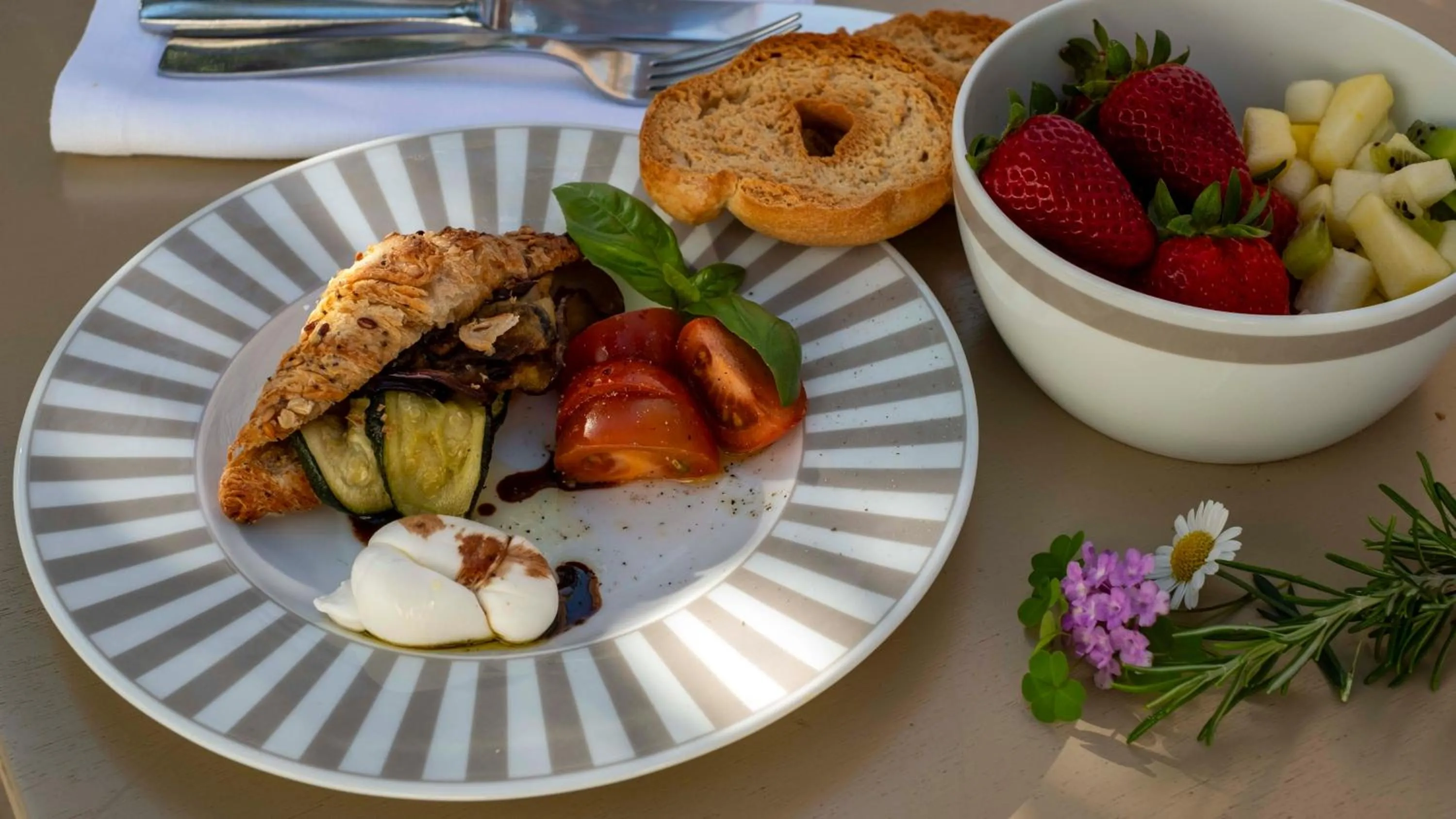 Breakfast in La Sommità Relais & Chateaux