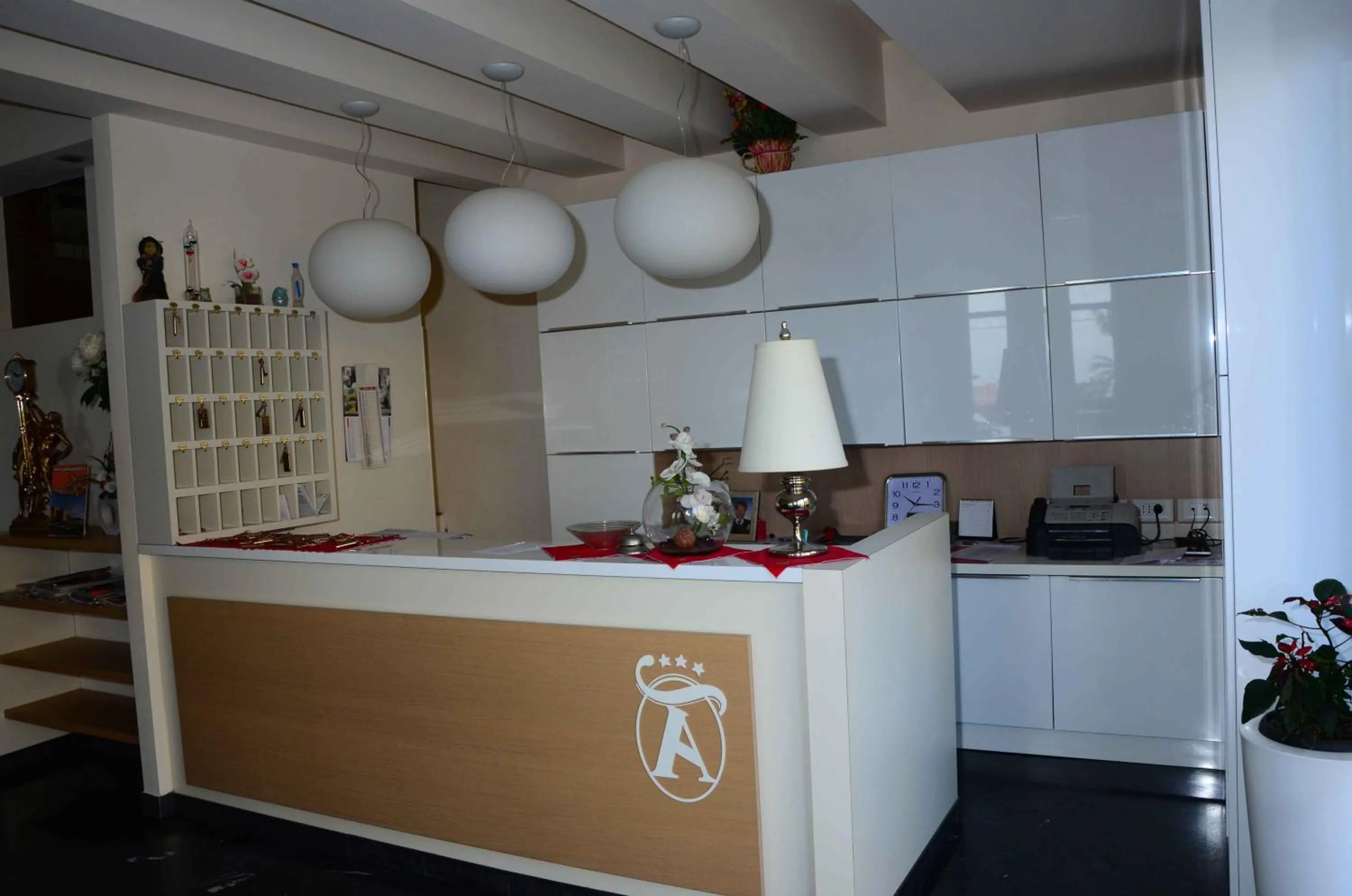 Lobby or reception in Hotel Aquilia