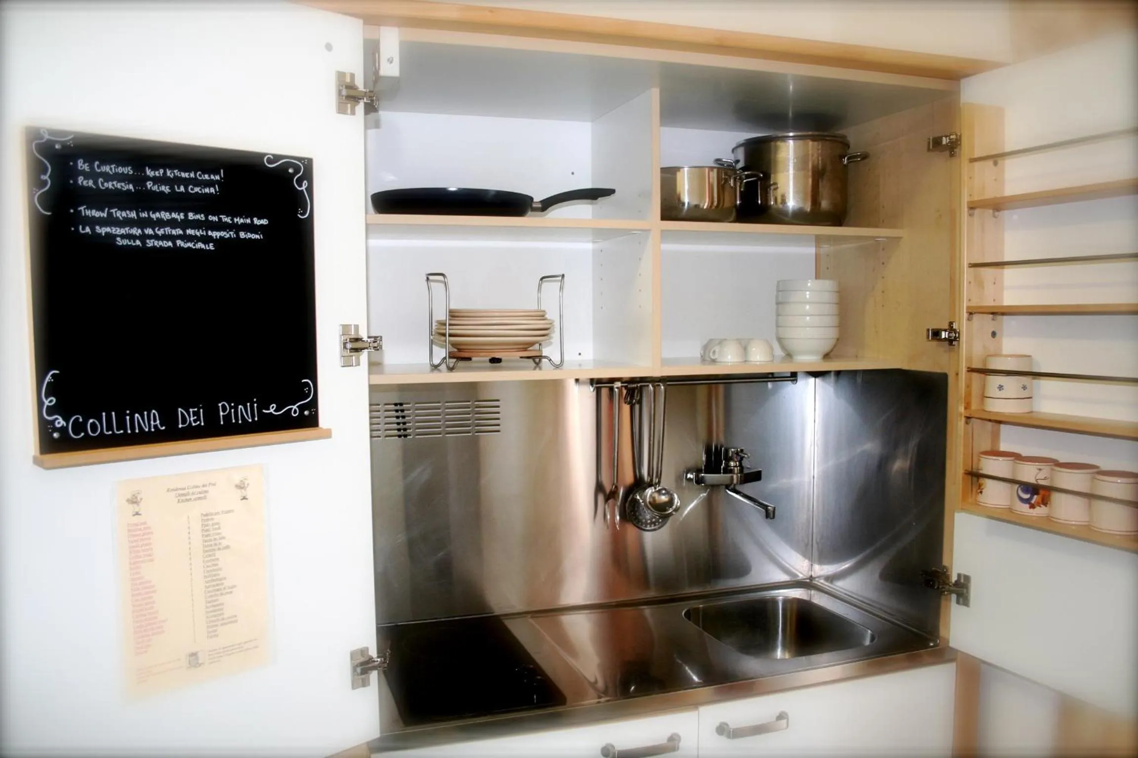 Kitchen or kitchenette in Residenza Collina Dei Pini