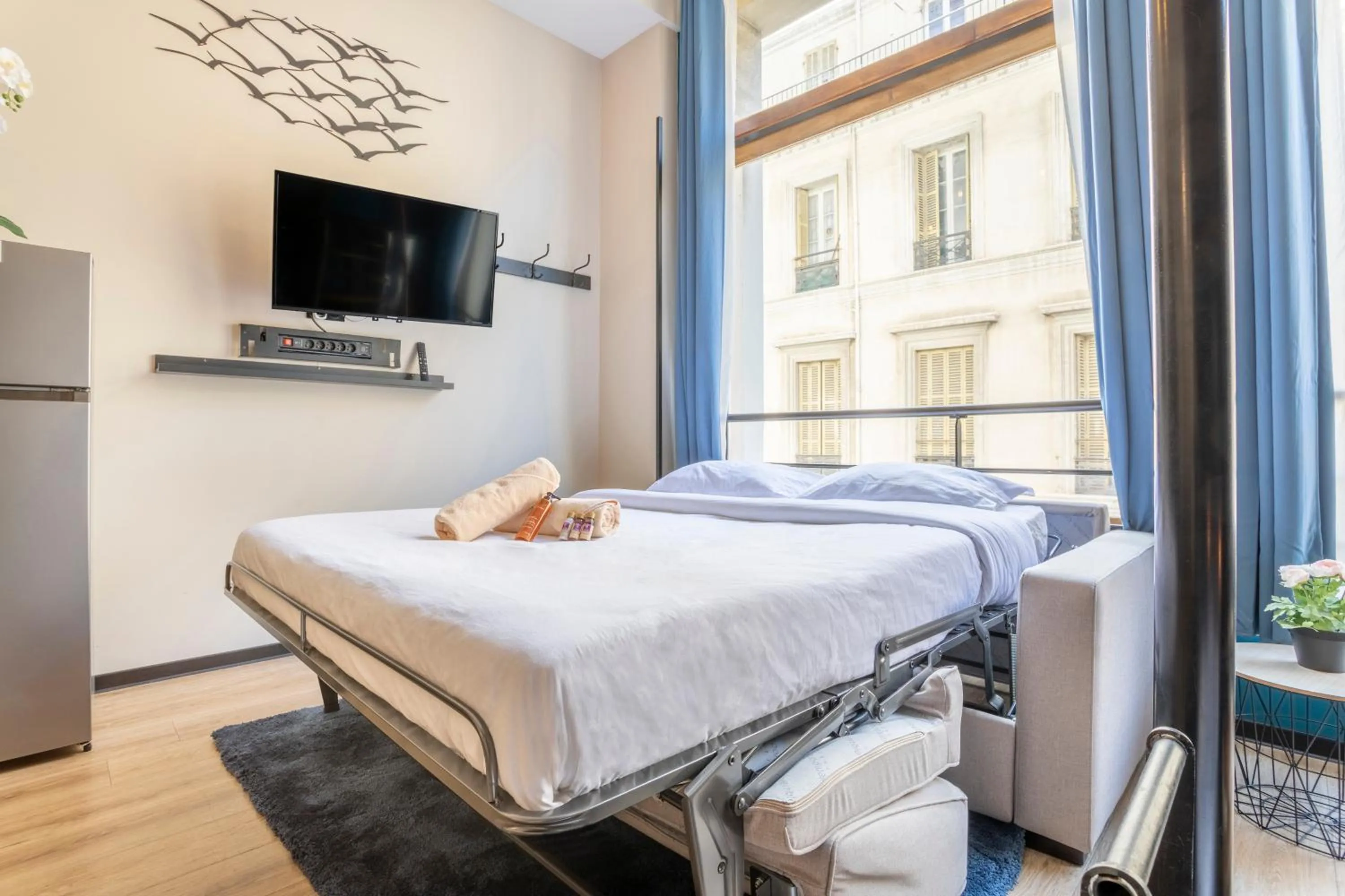 Bed in ADIRA Résid'Marseille Vieux-port 2 étoiles